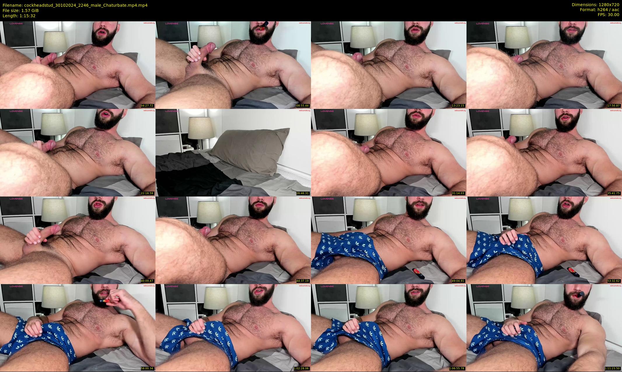 cockheadstud — 76 minute Chaturbate male cam show recording, 720p, Oct 30, 2024