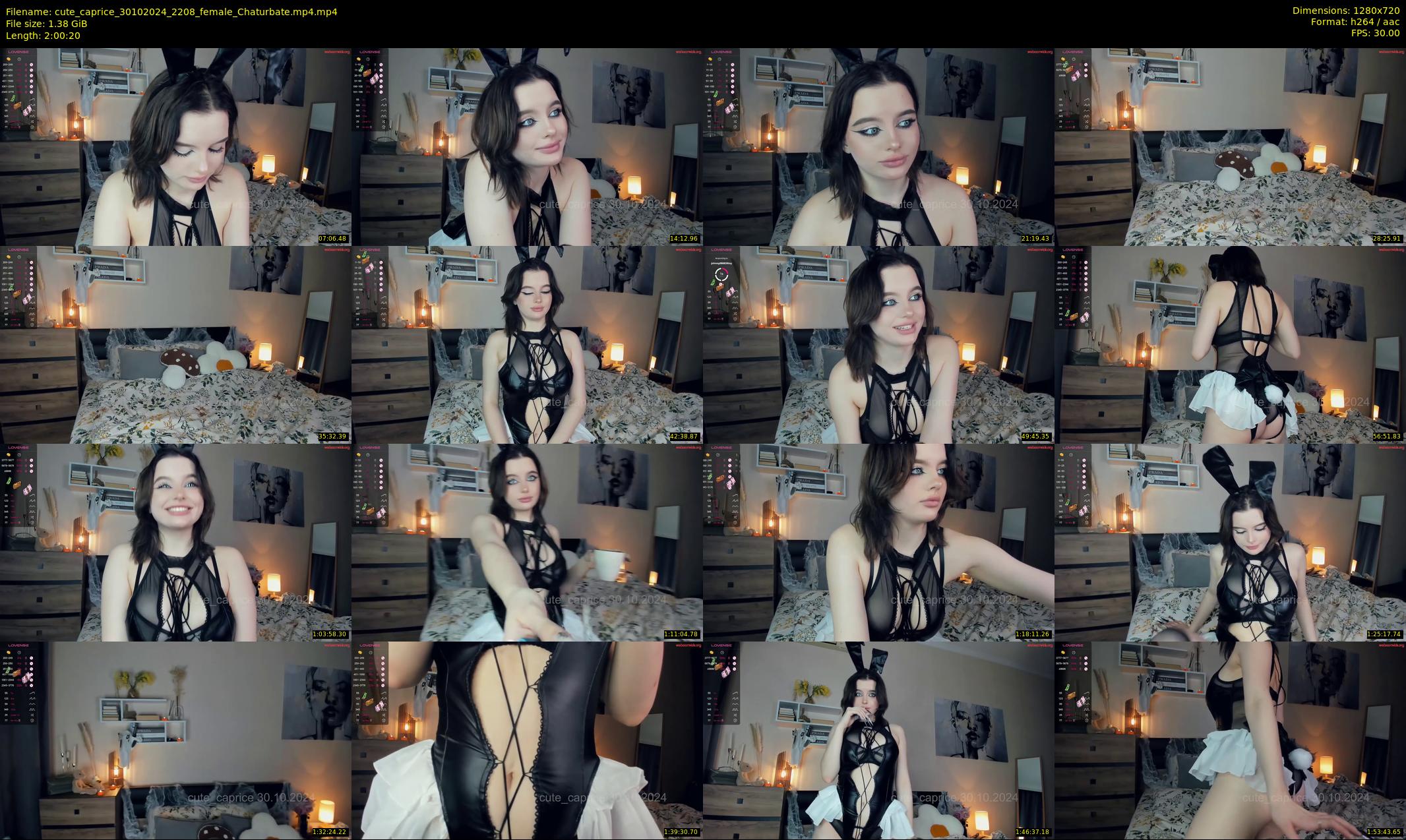 cute_caprice — 121 minute Chaturbate female cam show recording, 720p, Oct 30, 2024