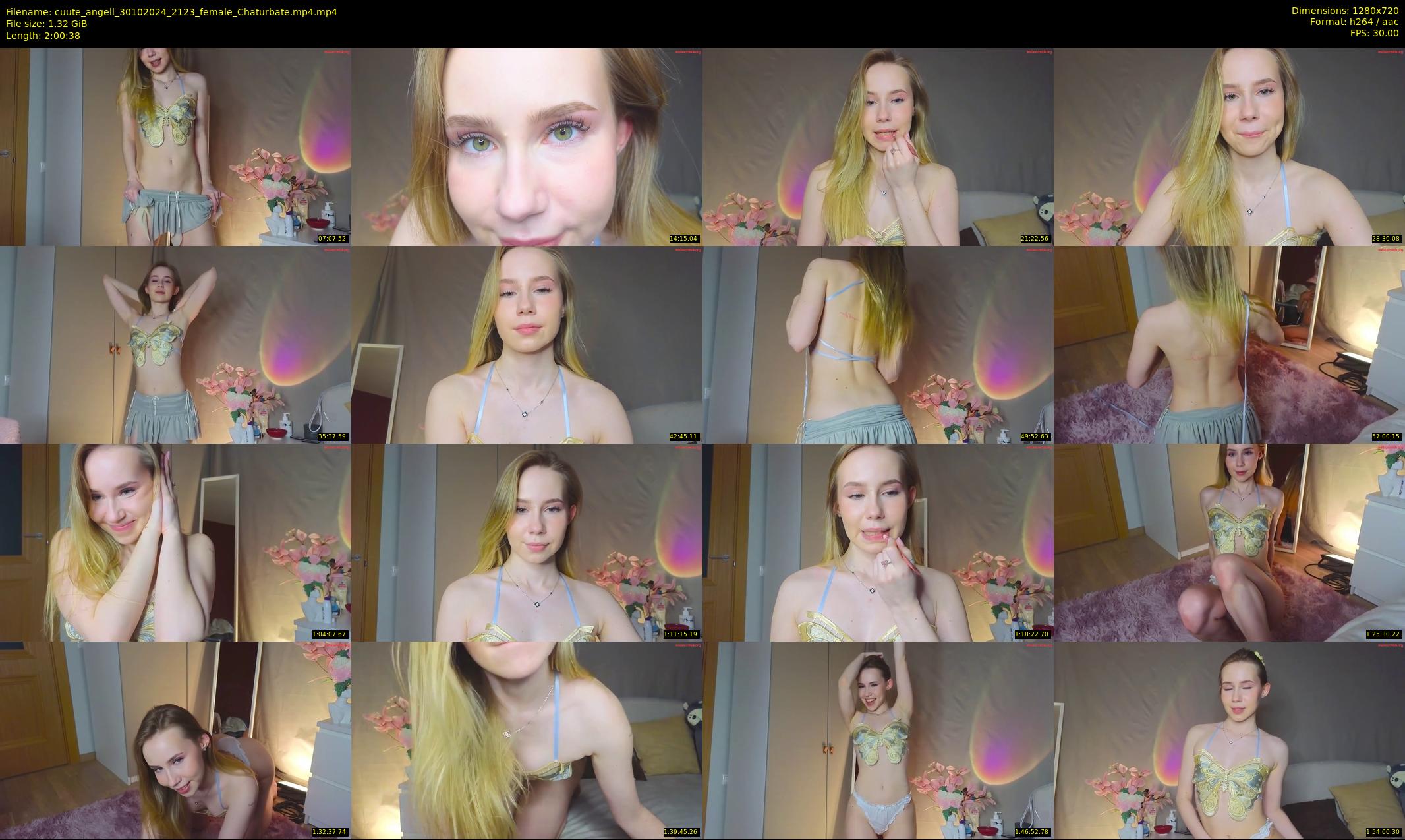 cuute_angell — 121 minute Chaturbate female cam show recording, 720p, Oct 30, 2024
