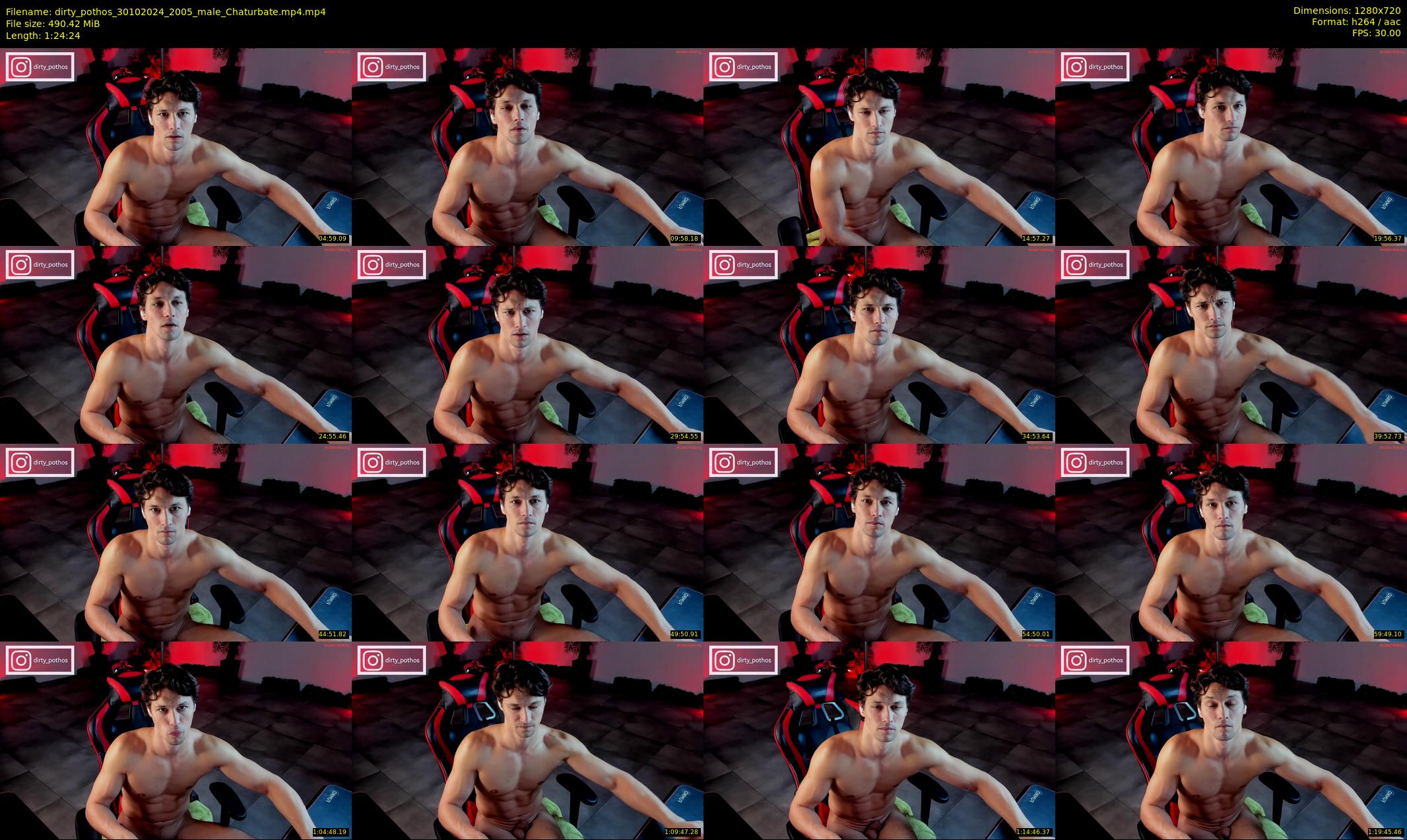 dirty_pothos — 85 minute Chaturbate male cam show recording, 720p, Oct 30, 2024