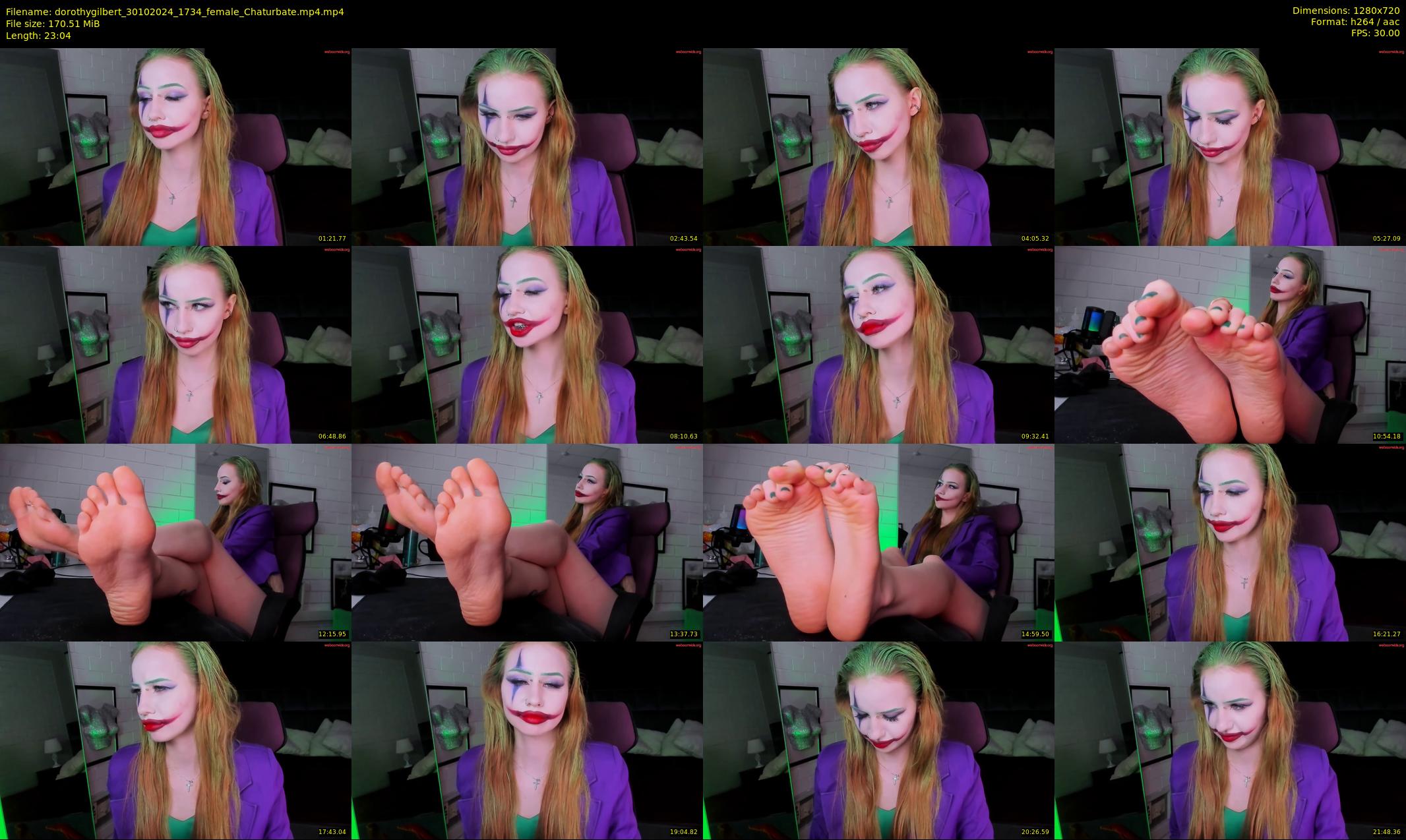 dorothygilbert — 24 minute Chaturbate female cam show recording, 720p, Oct 30, 2024