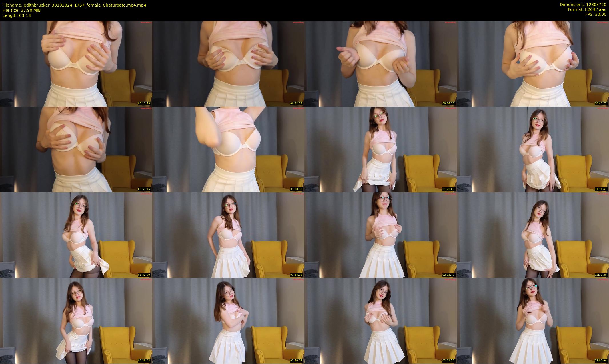 edithbrucker — 4 minute Chaturbate female cam show recording, 720p, Oct 30, 2024