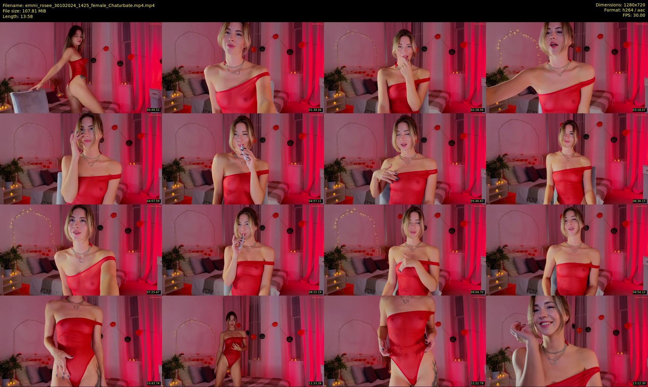 emmi_rosee — 14 minute Chaturbate female cam show recording, 720p, Oct 30, 2024