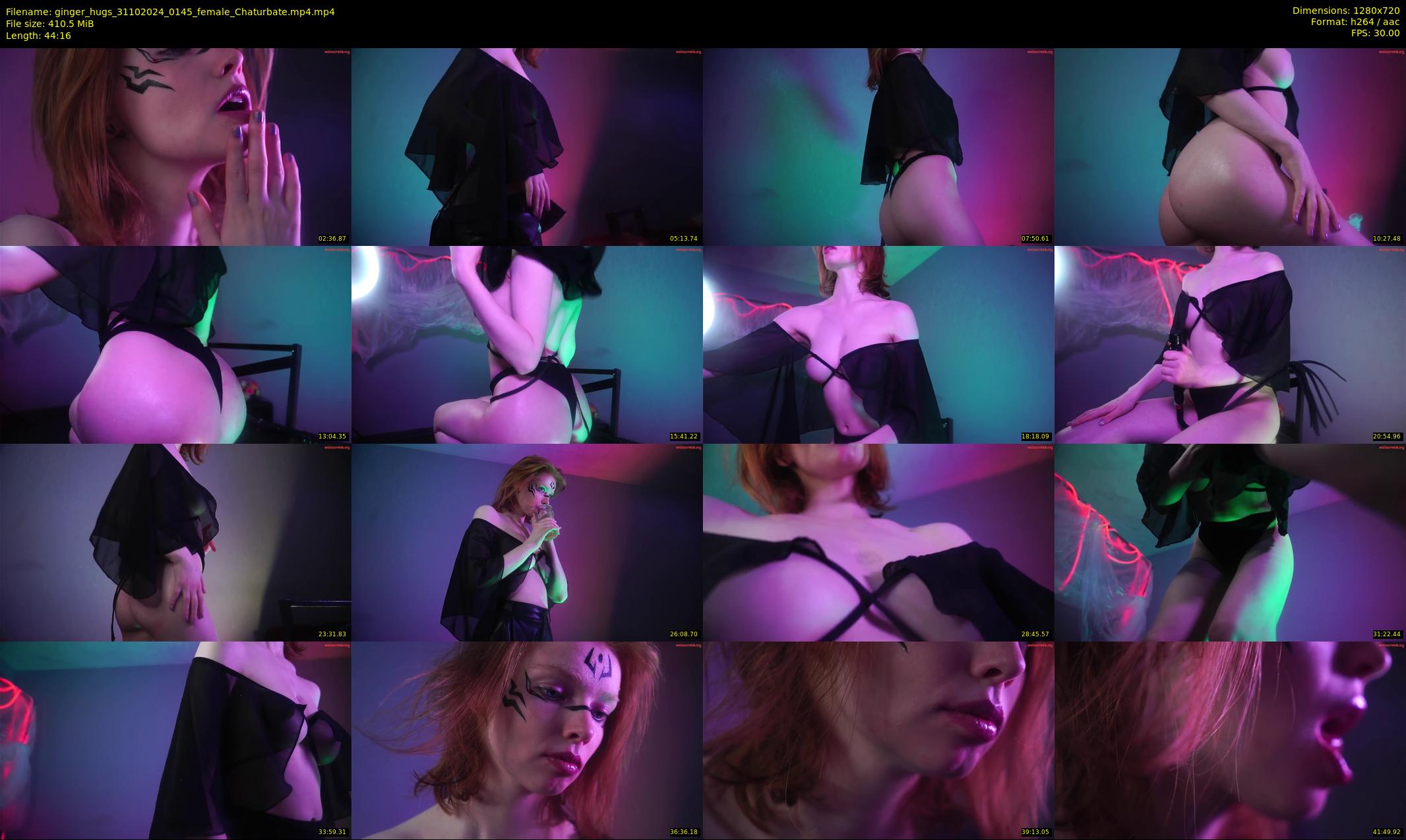ginger_hugs — 45 minute Chaturbate female cam show recording, 720p, Oct 31, 2024