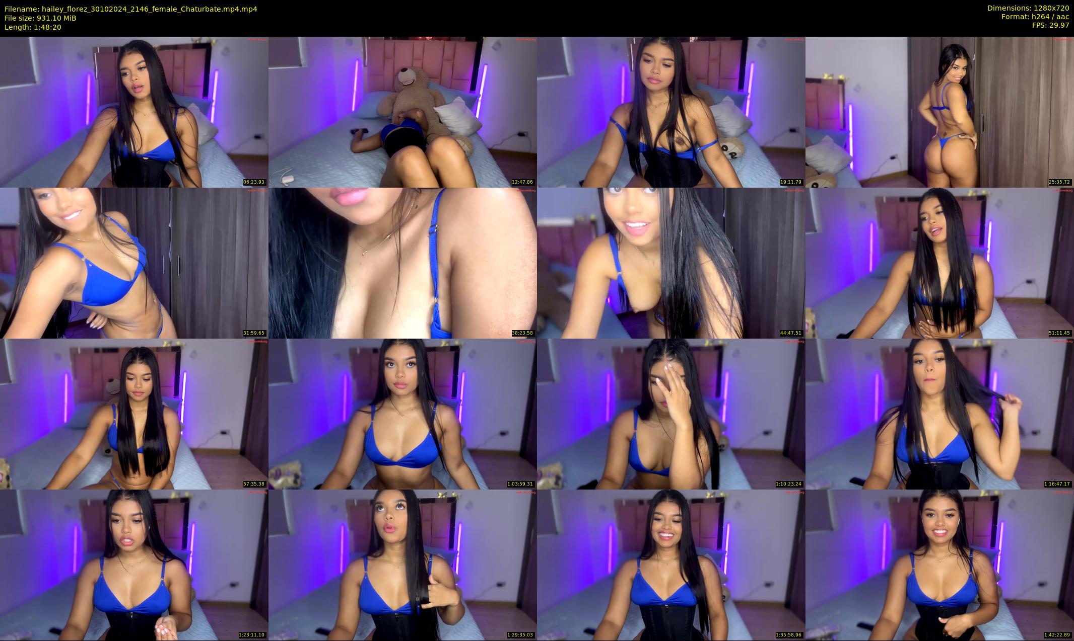 hailey_florez — 109 minute Chaturbate female cam show recording, 720p, Oct 30, 2024