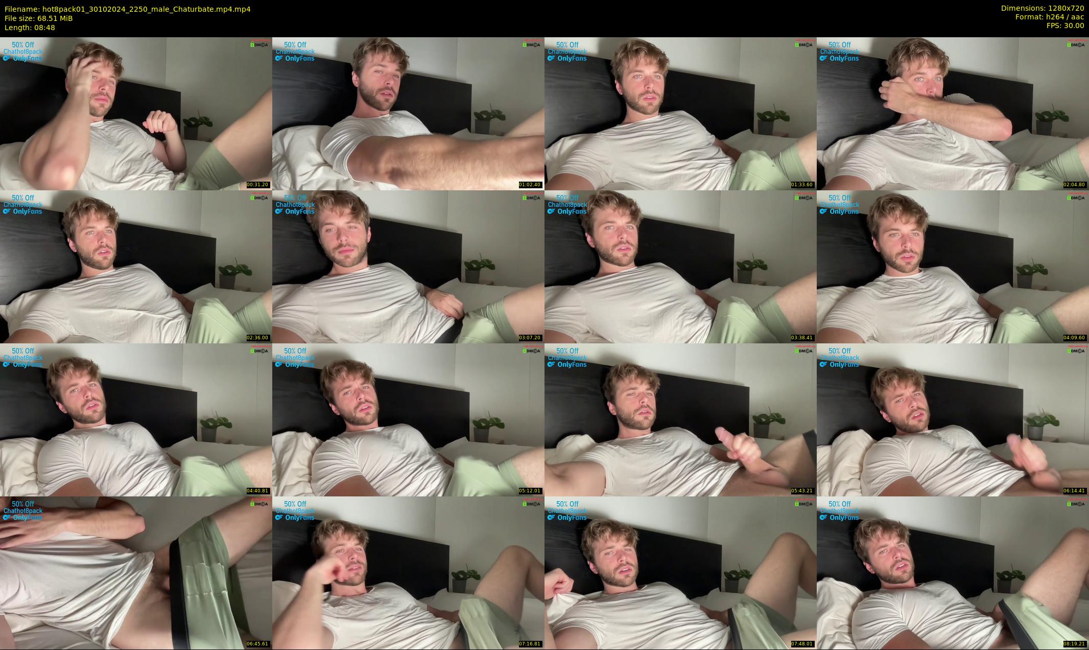 hot8pack01 — 9 minute Chaturbate male cam show recording, 720p, Oct 30, 2024