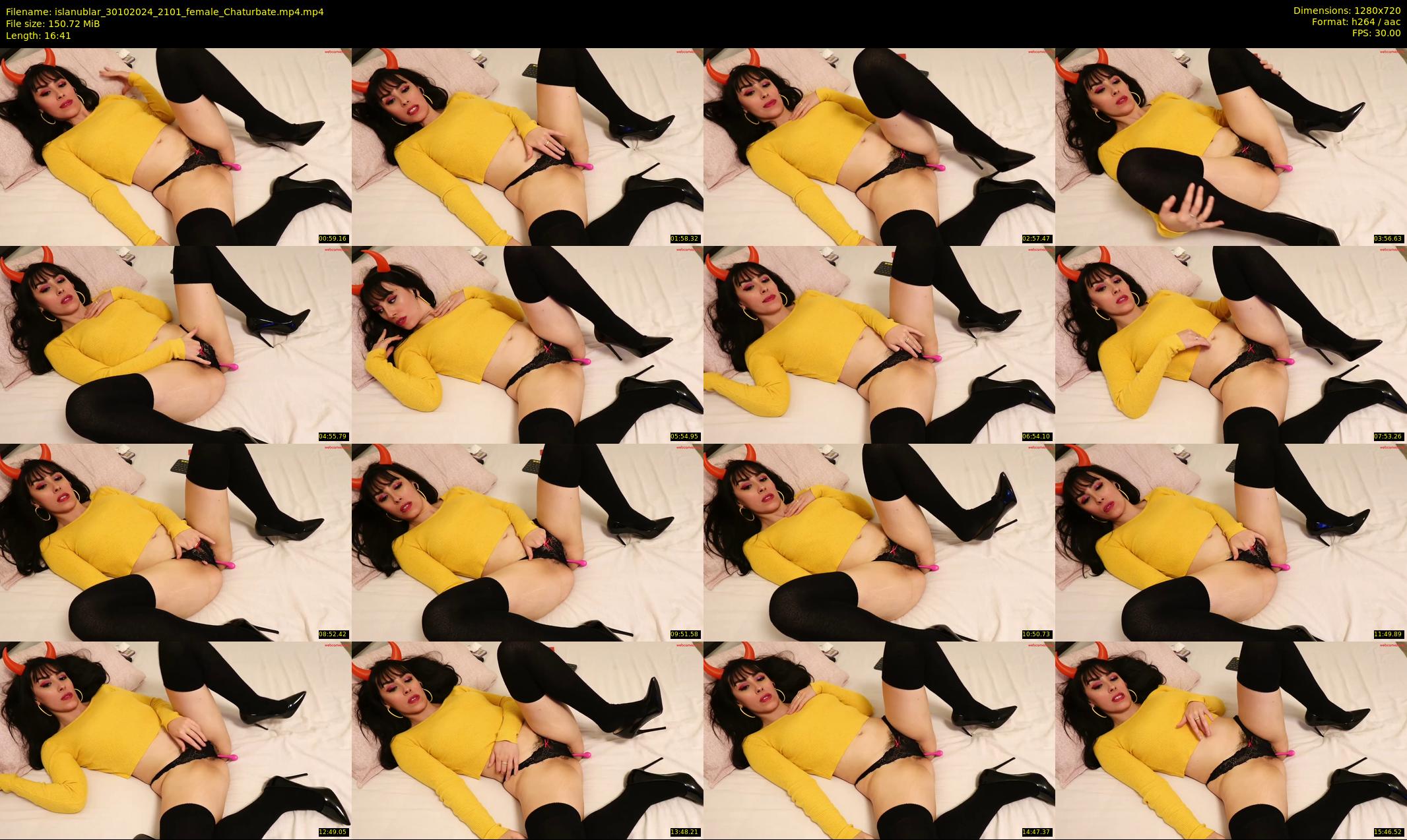 islanublar — 17 minute Chaturbate female cam show recording, 720p, Oct 30, 2024