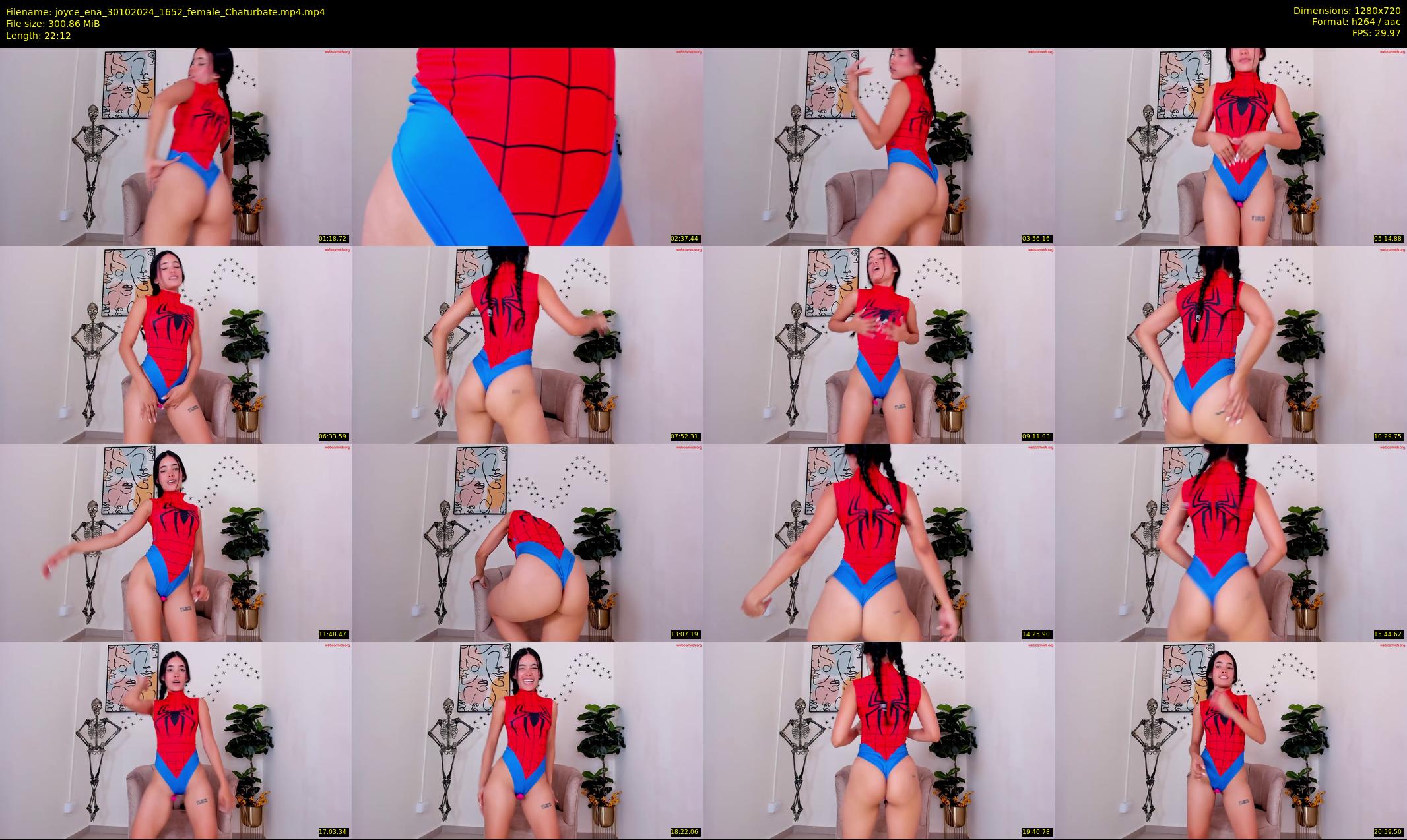 joyce_ena — 23 minute Chaturbate female cam show recording, 720p, Oct 30, 2024