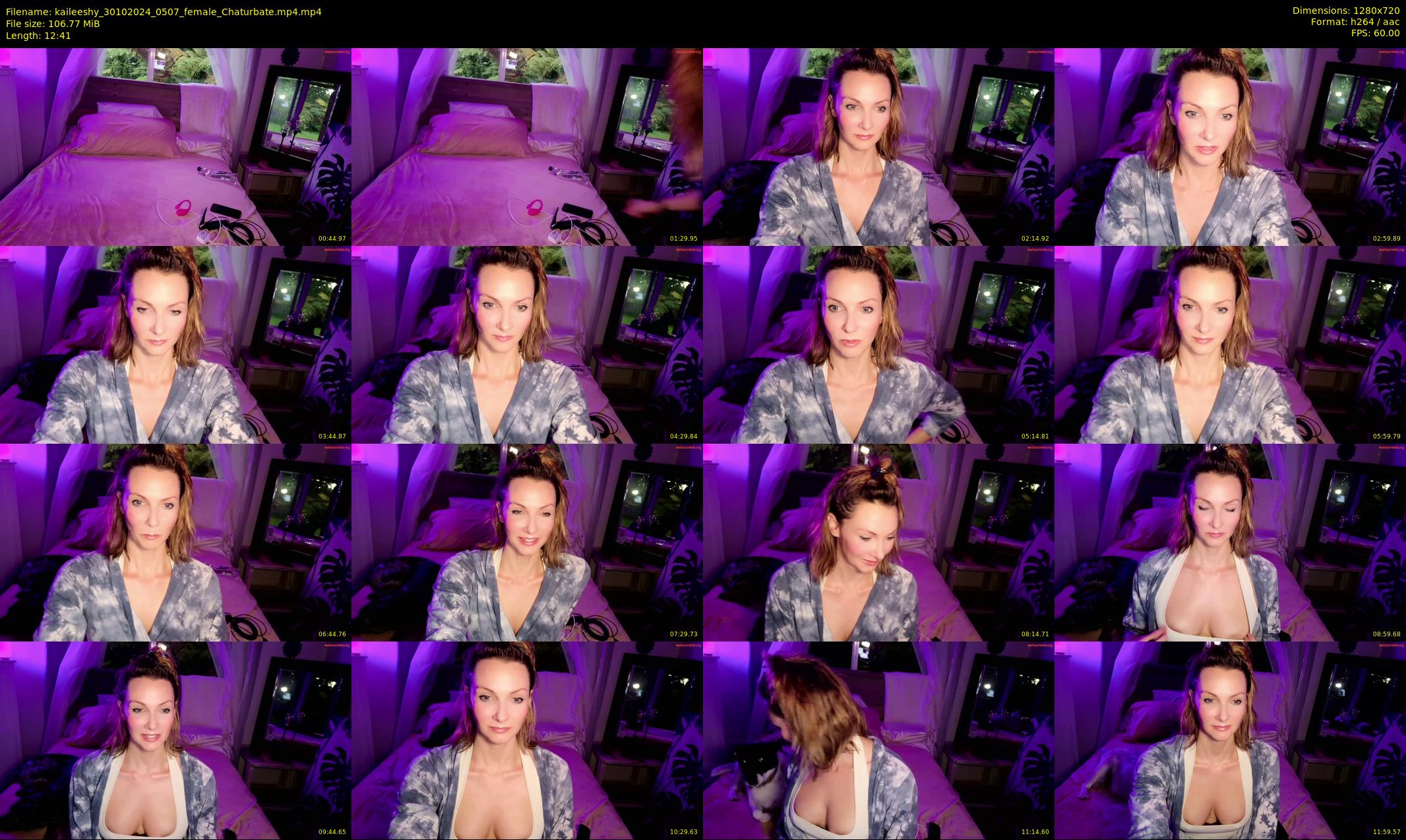 kaileeshy — 13 minute Chaturbate female cam show recording, 720p, Oct 30, 2024