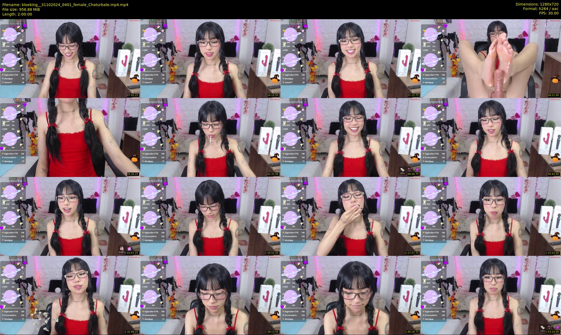 kloeking_ — 120 minute Chaturbate female cam show recording, 720p, Oct 31, 2024