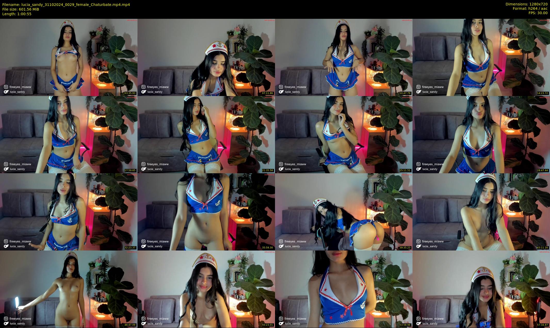 lucia_sandy — 61 minute Chaturbate female cam show recording, 720p, Oct 31, 2024