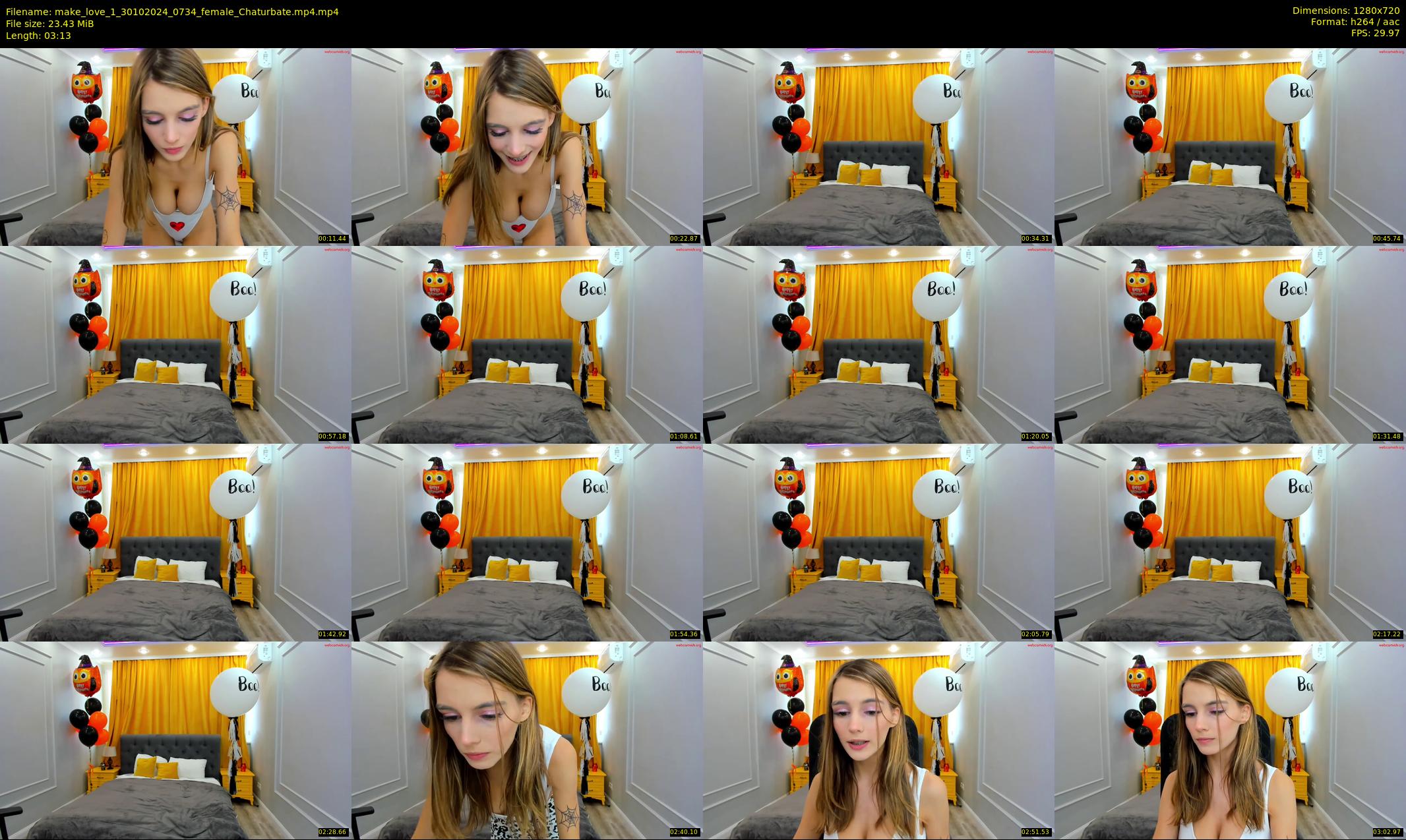 make_love_1 — 4 minute Chaturbate female cam show recording, 720p, Oct 30, 2024