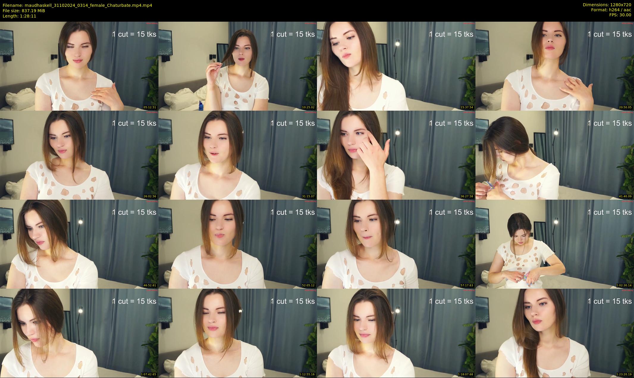 maudhaskell — 89 minute Chaturbate female cam show recording, 720p, Oct 31, 2024