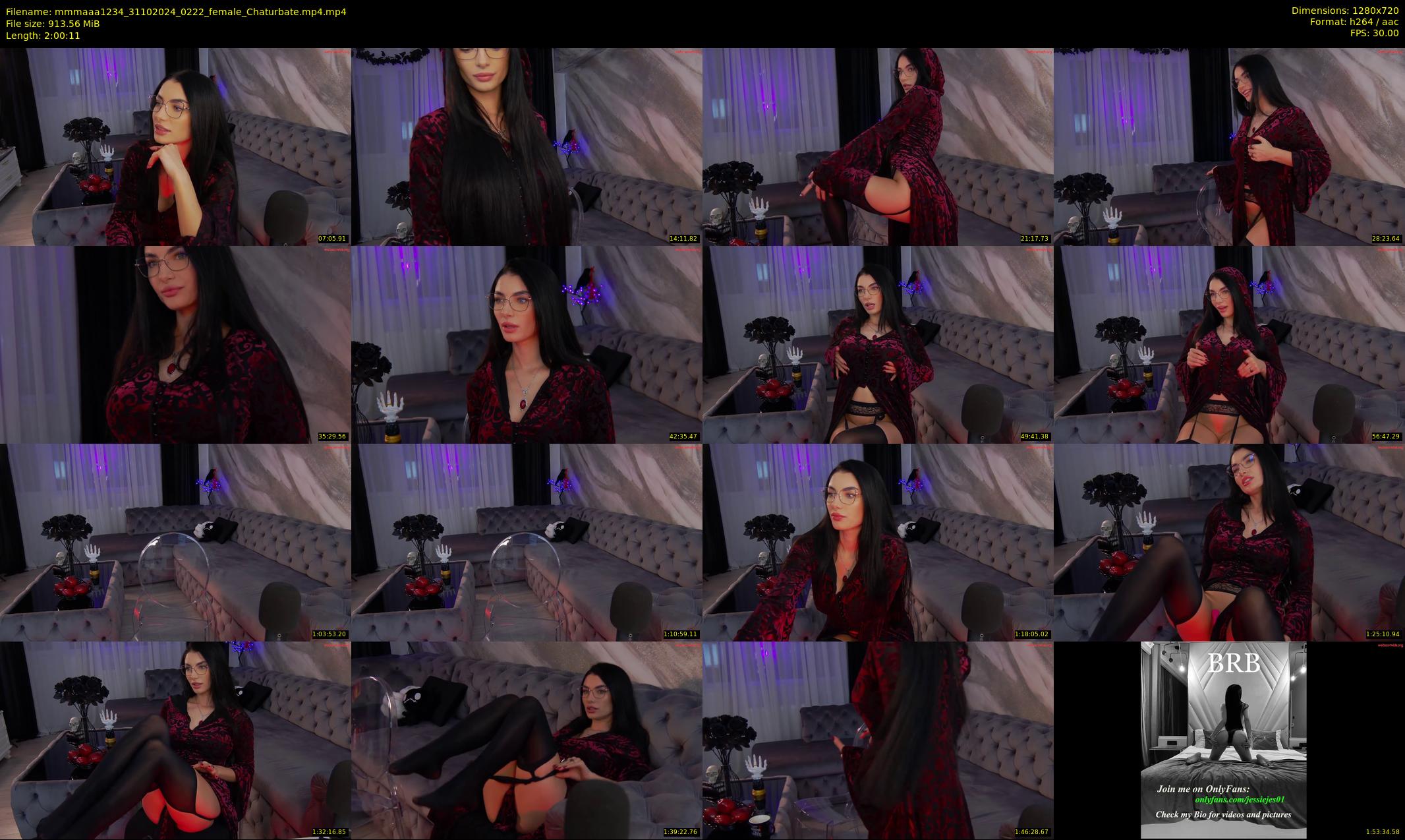 mmmaaa1234 — 121 minute Chaturbate female cam show recording, 720p, Oct 31, 2024
