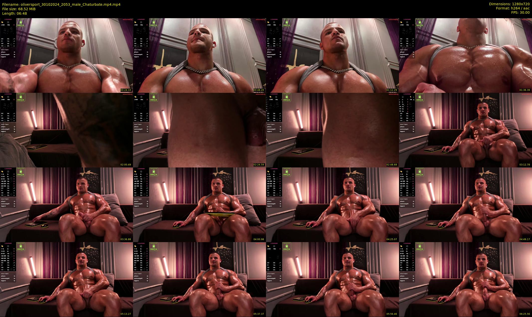 oliversport — 7 minute Chaturbate male cam show recording, 720p, Oct 30, 2024