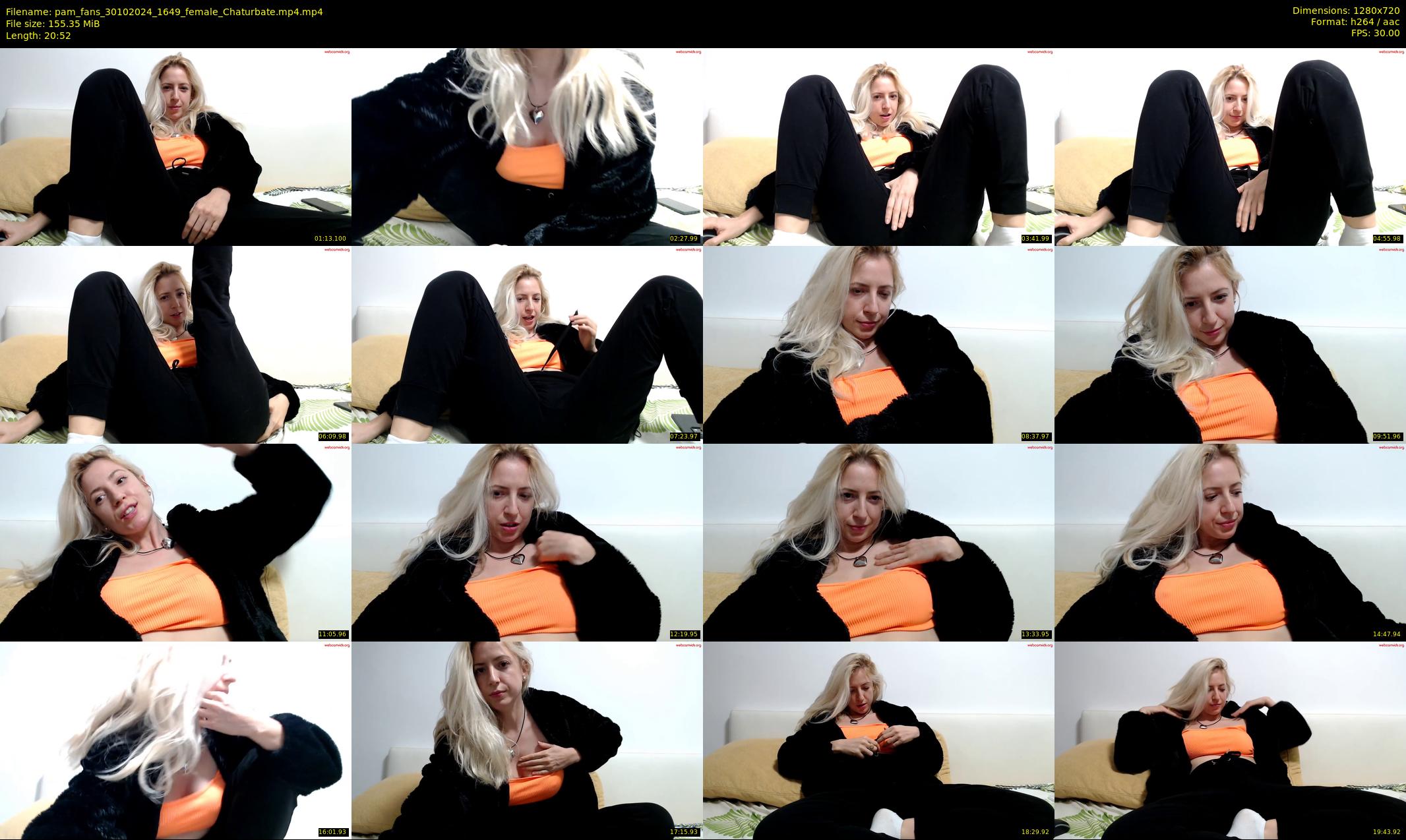 pam_fans — 21 minute Chaturbate female cam show recording, 720p, Oct 30, 2024