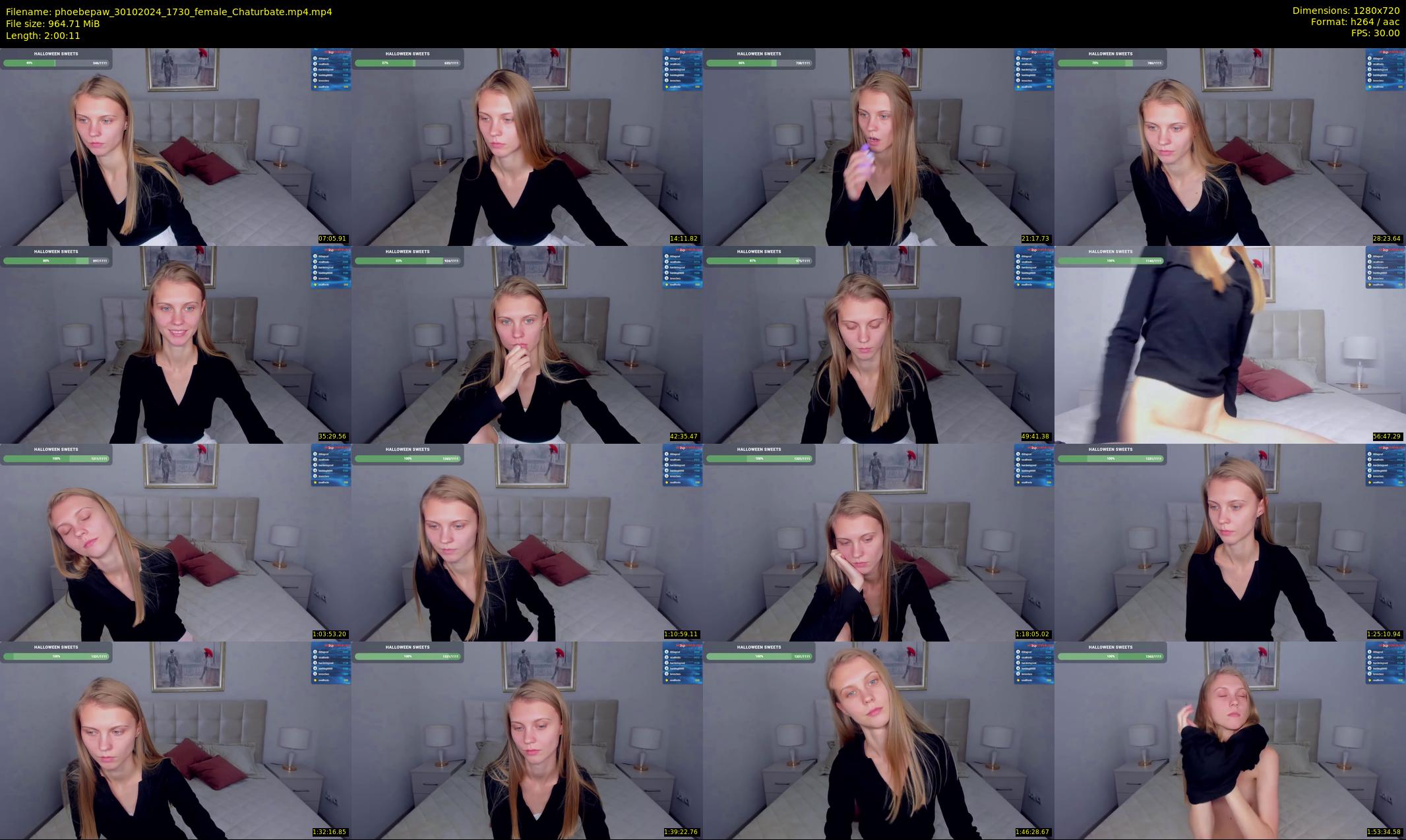 phoebepaw — 121 minute Chaturbate female cam show recording, 720p, Oct 30, 2024