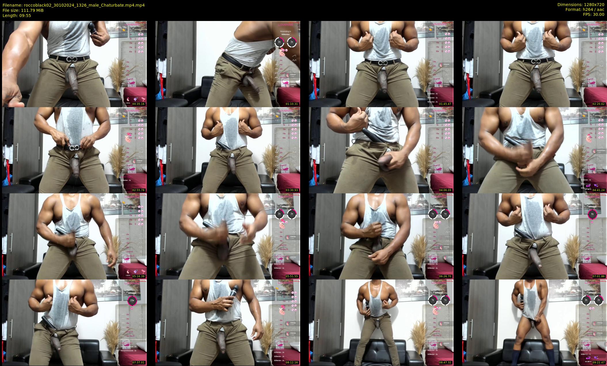 roccoblack02 — 10 minute Chaturbate male cam show recording, 720p, Oct 30, 2024