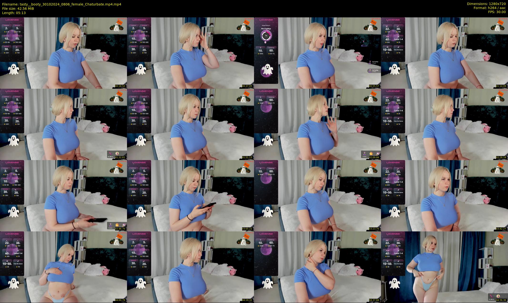 tasty__booty — 6 minute Chaturbate female cam show recording, 720p, Oct 30, 2024