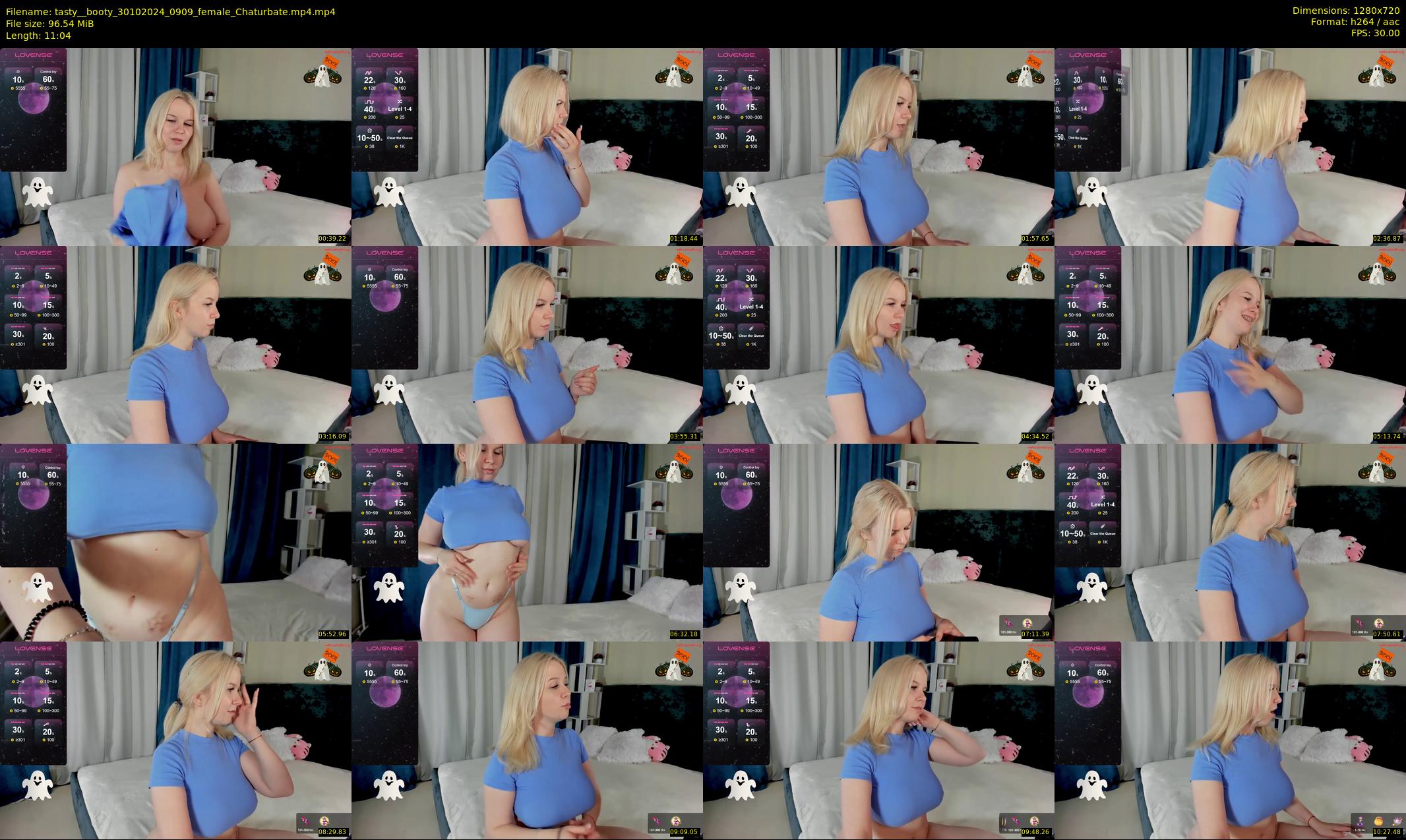 tasty__booty — 12 minute Chaturbate female cam show recording, 720p, Oct 30, 2024