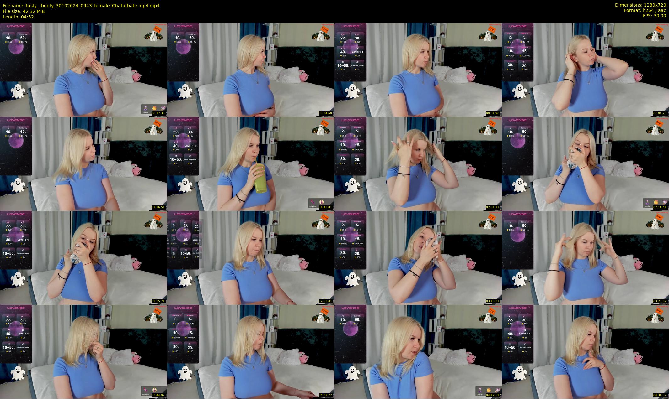 tasty__booty — 5 minute Chaturbate female cam show recording, 720p, Oct 30, 2024