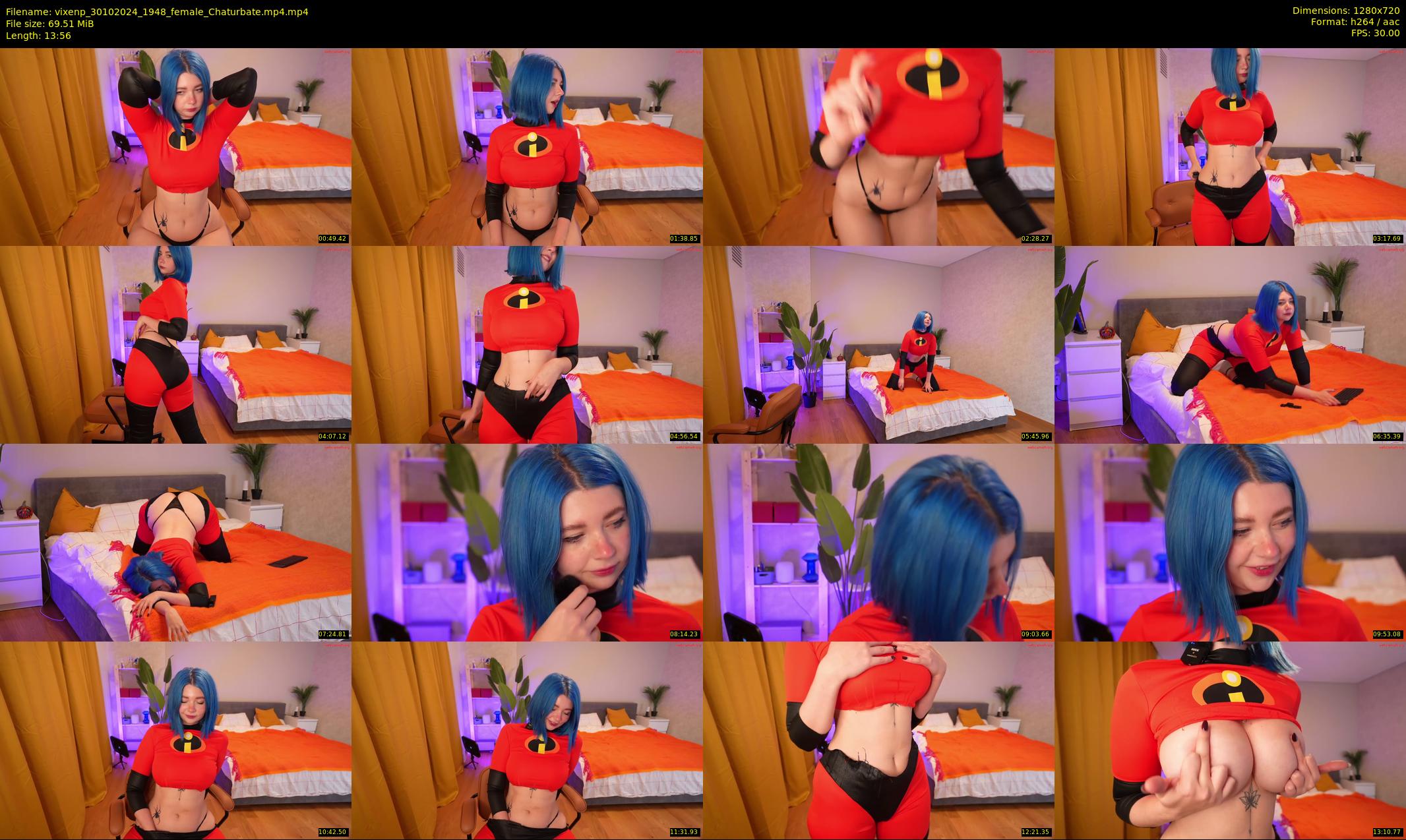 vixenp — 14 minute Chaturbate female cam show recording, 720p, Oct 30, 2024