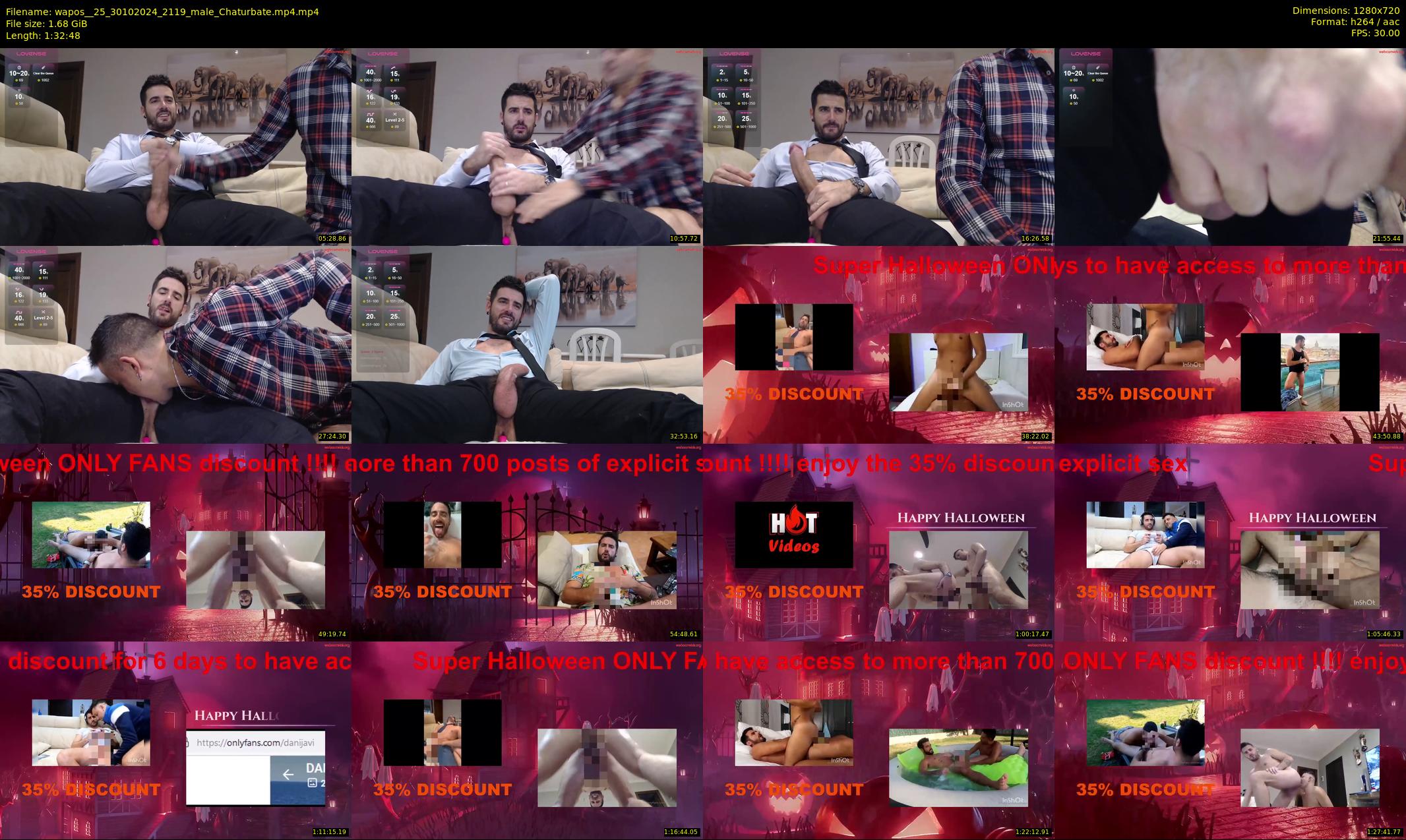 wapos__25 — 93 minute Chaturbate male cam show recording, 720p, Oct 30, 2024
