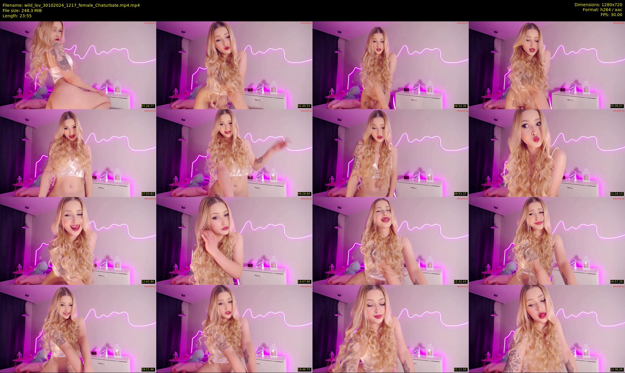 wild_lov — 24 minute Chaturbate female cam show recording, 720p, Oct 30, 2024