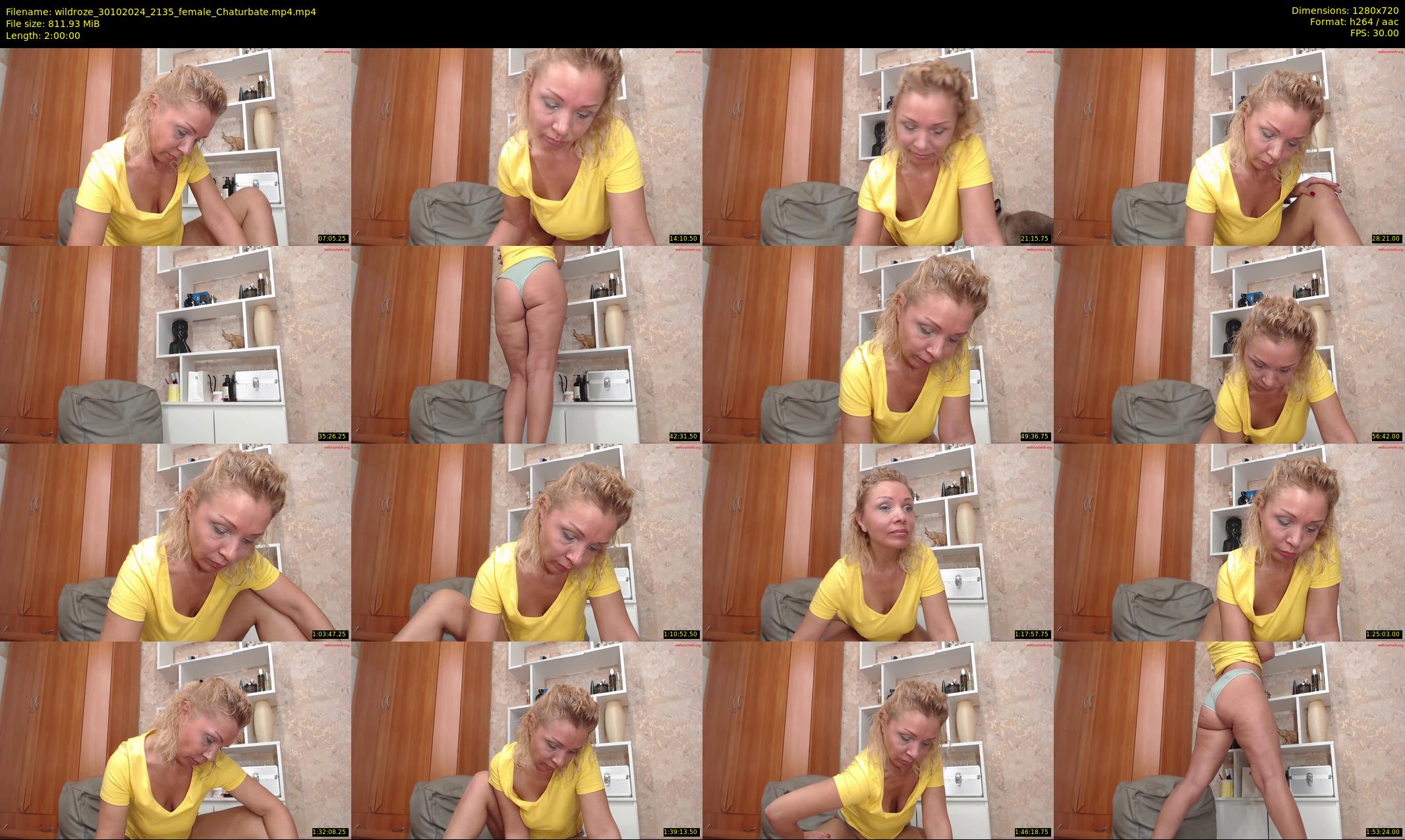 wildroze — 120 minute Chaturbate female cam show recording, 720p, Oct 30, 2024