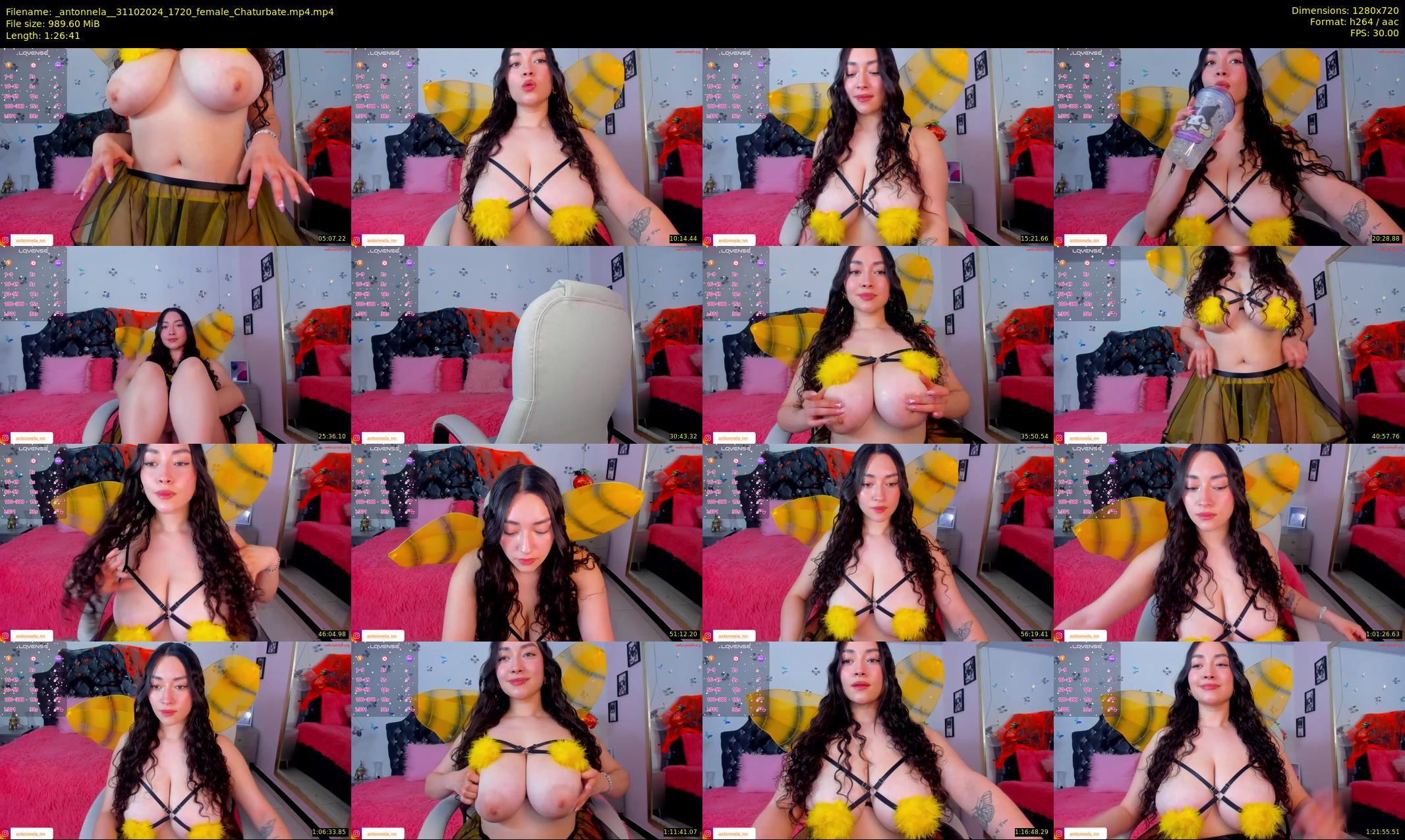 _antonnela_ — 87 minute Chaturbate female cam show recording, 720p, Oct 31, 2024