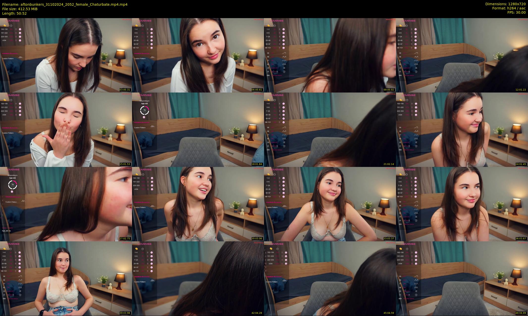aftonbunkers — 51 minute Chaturbate female cam show recording, 720p, Oct 31, 2024