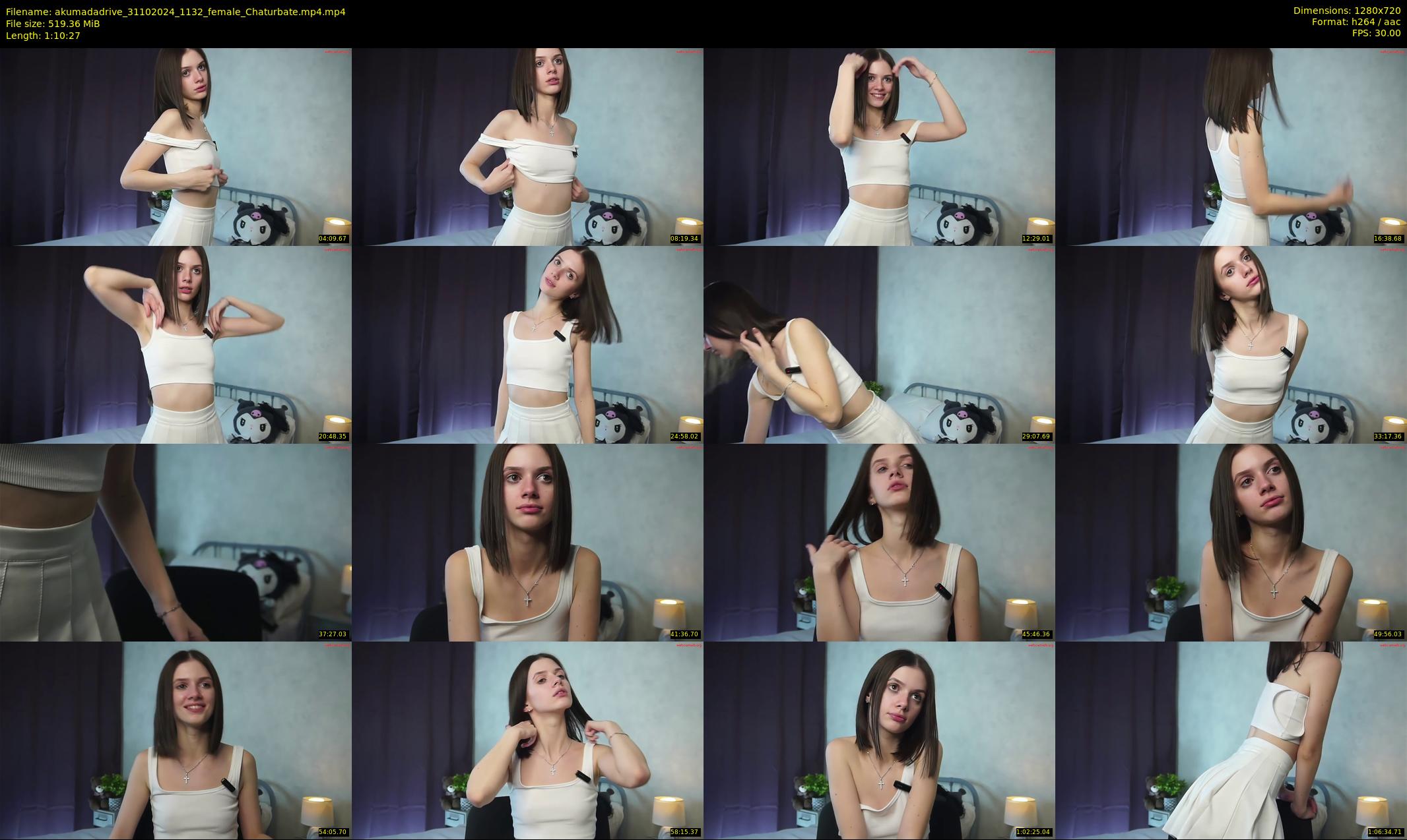 akumadadrive — 71 minute Chaturbate female cam show recording, 720p, Oct 31, 2024