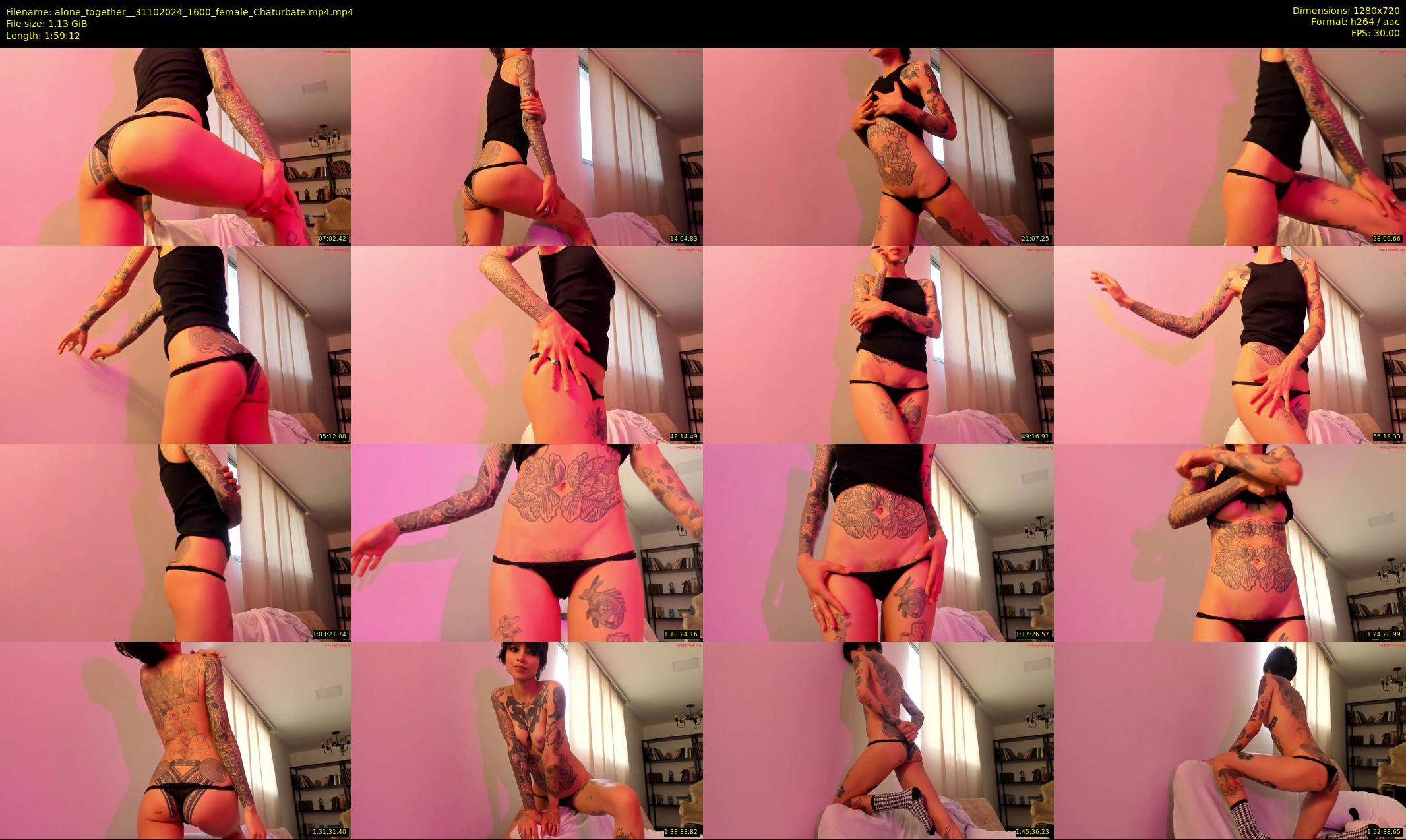 alone_together_ — 120 minute Chaturbate female cam show recording, 720p, Oct 31, 2024