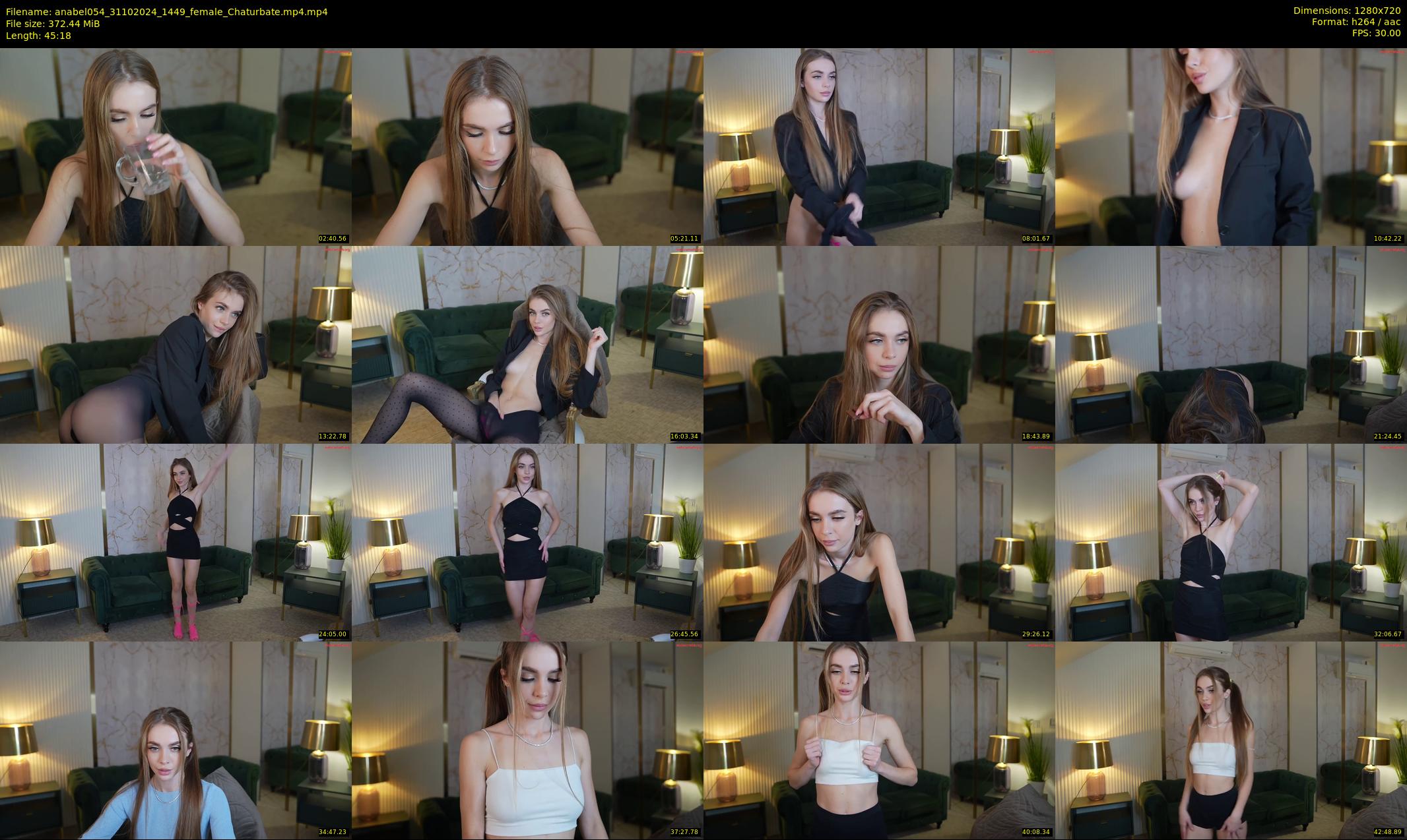 anabel054 — 46 minute Chaturbate female cam show recording, 720p, Oct 31, 2024