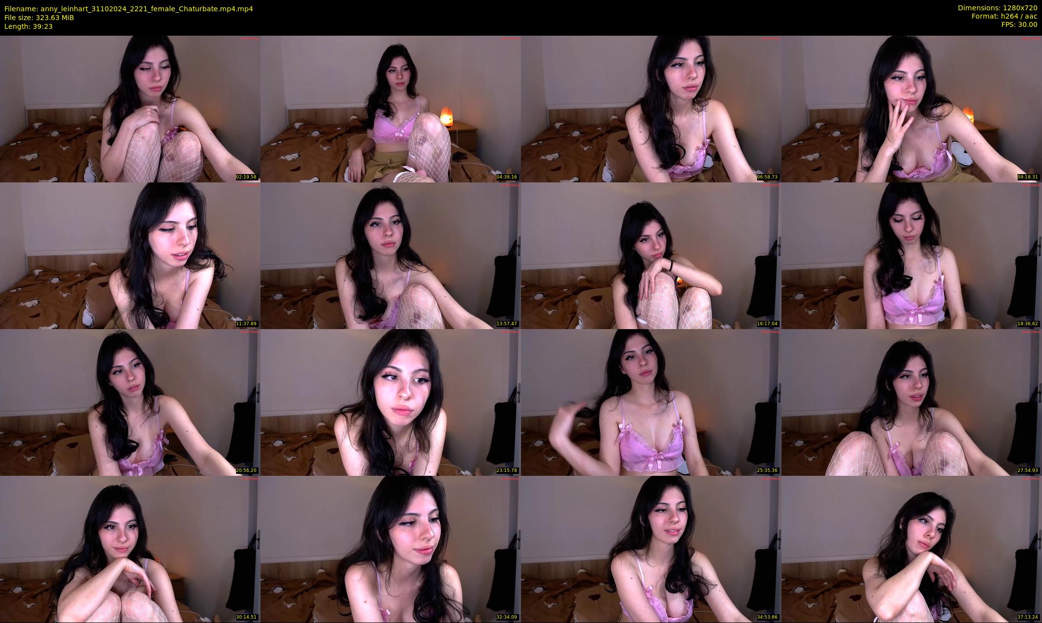 anny_leinhart — 40 minute Chaturbate female cam show recording, 720p, Oct 31, 2024