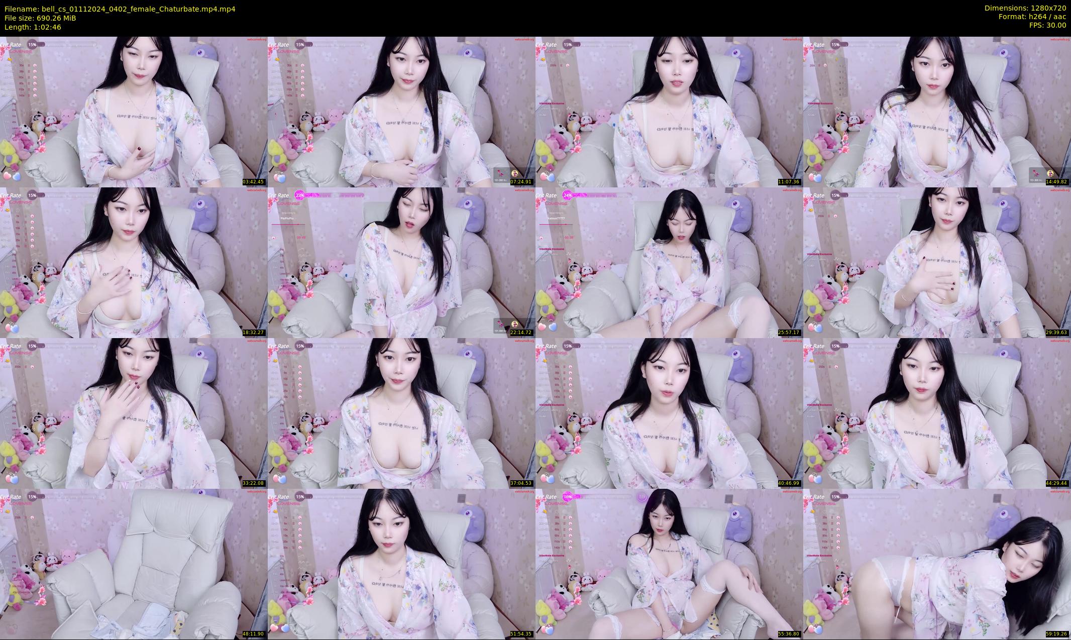 bell_cs — 63 minute Chaturbate female cam show recording, 720p, Nov 1, 2024