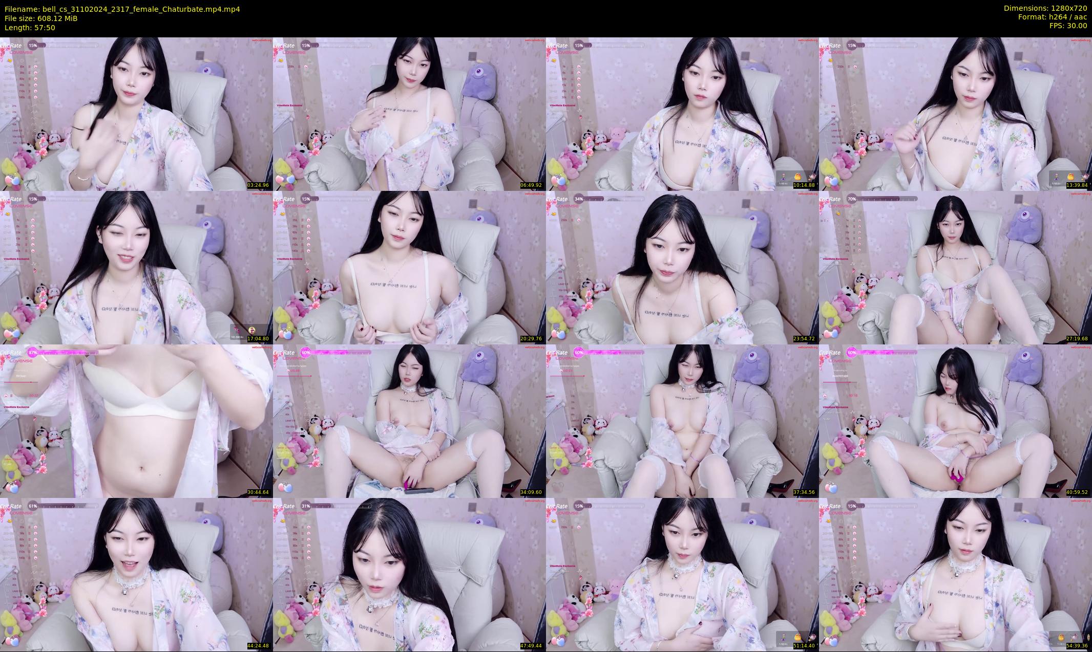 bell_cs — 58 minute Chaturbate female cam show recording, 720p, Oct 31, 2024