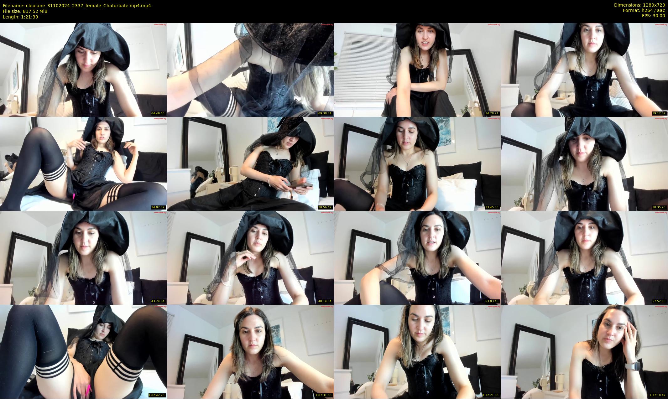 cleolane — 82 minute Chaturbate female cam show recording, 720p, Oct 31, 2024