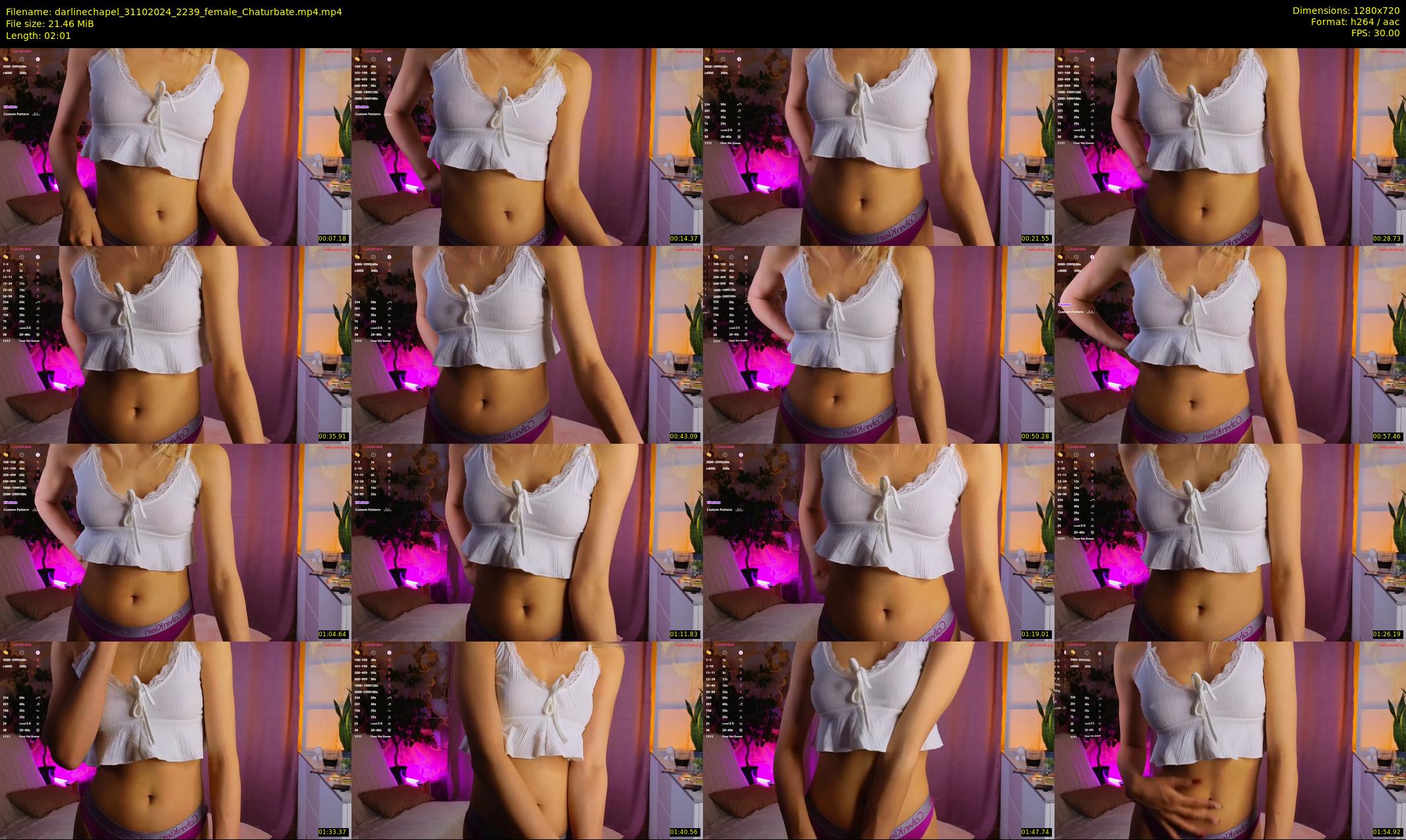 darlinechapel — 3 minute Chaturbate female cam show recording, 720p, Oct 31, 2024