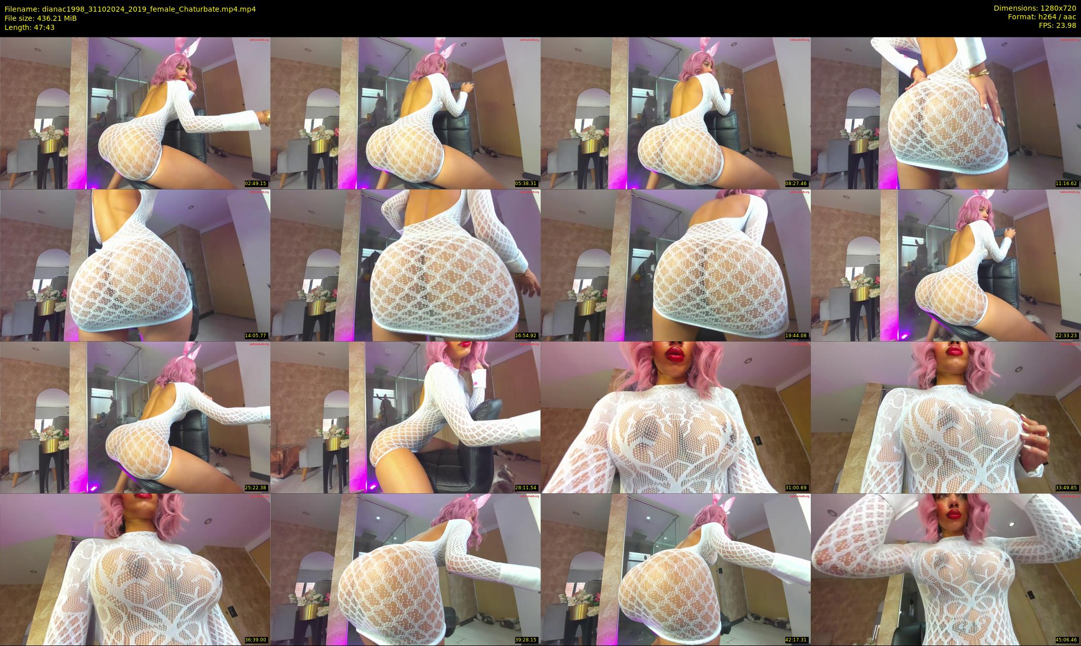 dianac1998 — 48 minute Chaturbate female cam show recording, 720p, Oct 31, 2024