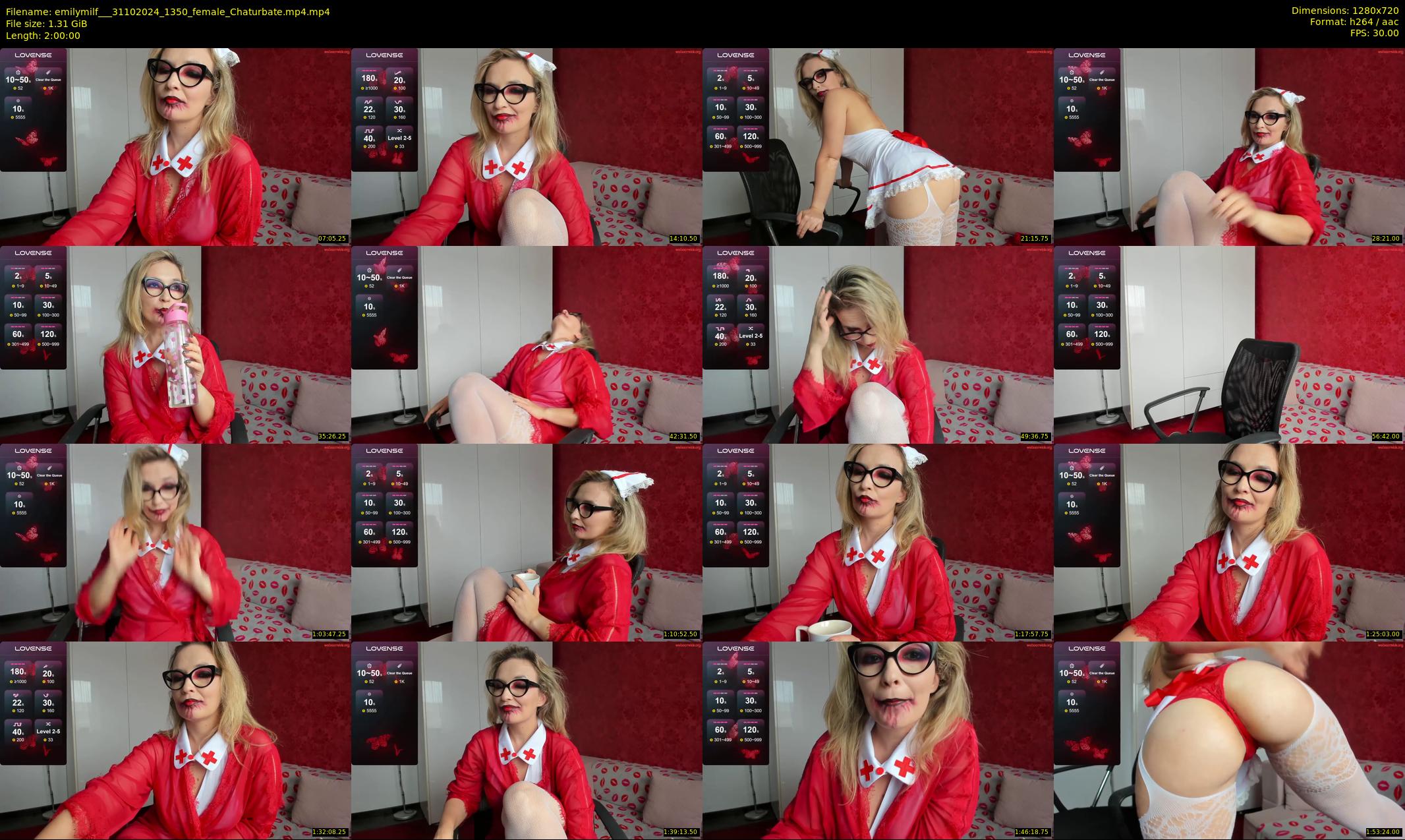 emilymilf__ — 120 minute Chaturbate female cam show recording, 720p, Oct 31, 2024