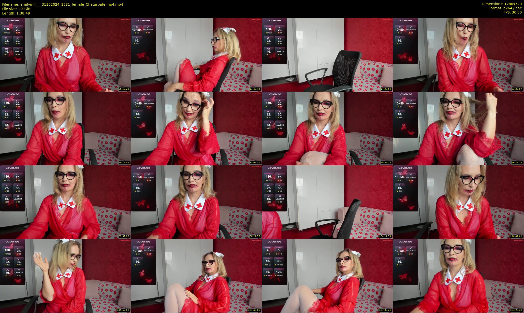 emilymilf__ — 99 minute Chaturbate female cam show recording, 720p, Oct 31, 2024
