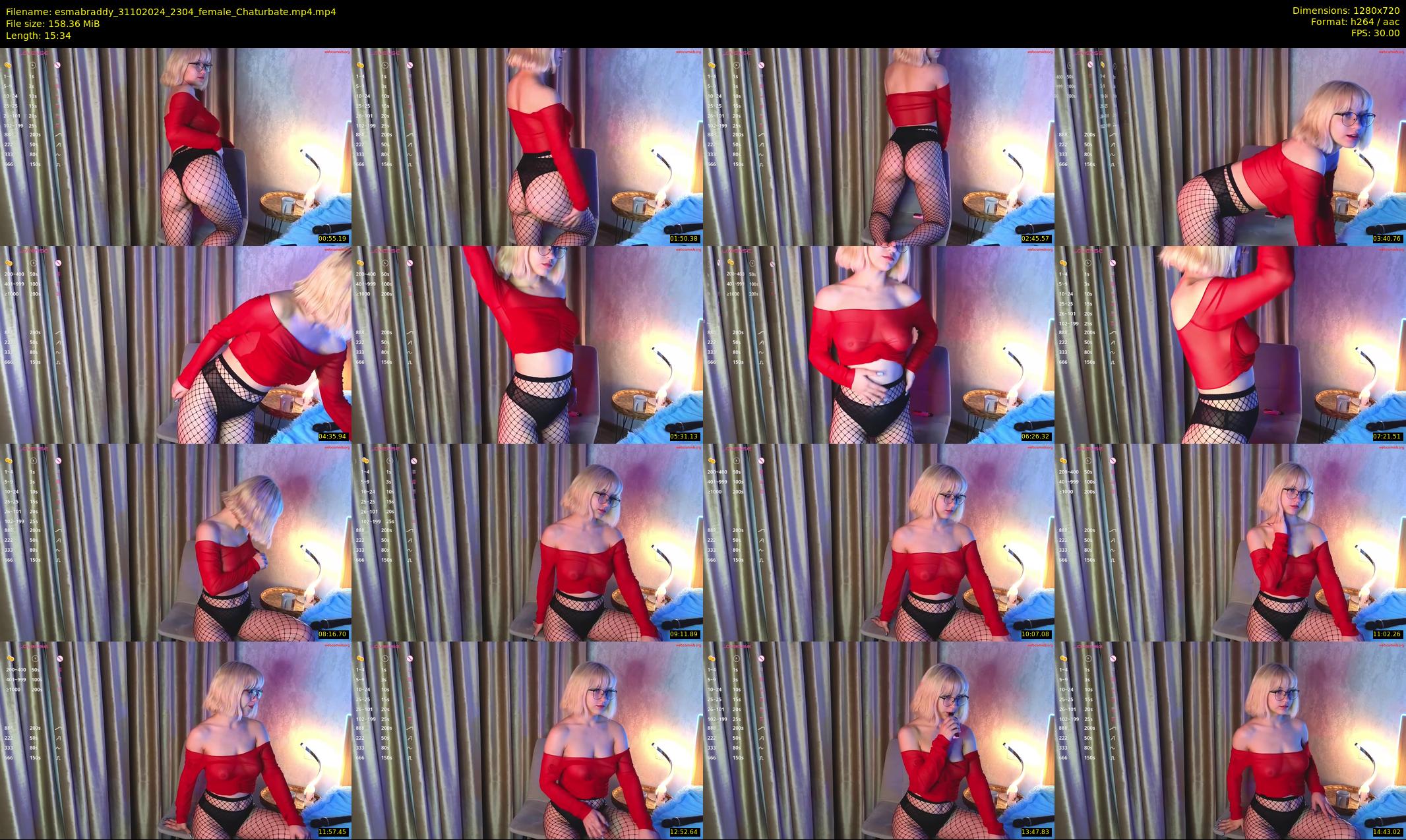 esmabraddy — 16 minute Chaturbate female cam show recording, 720p, Oct 31, 2024