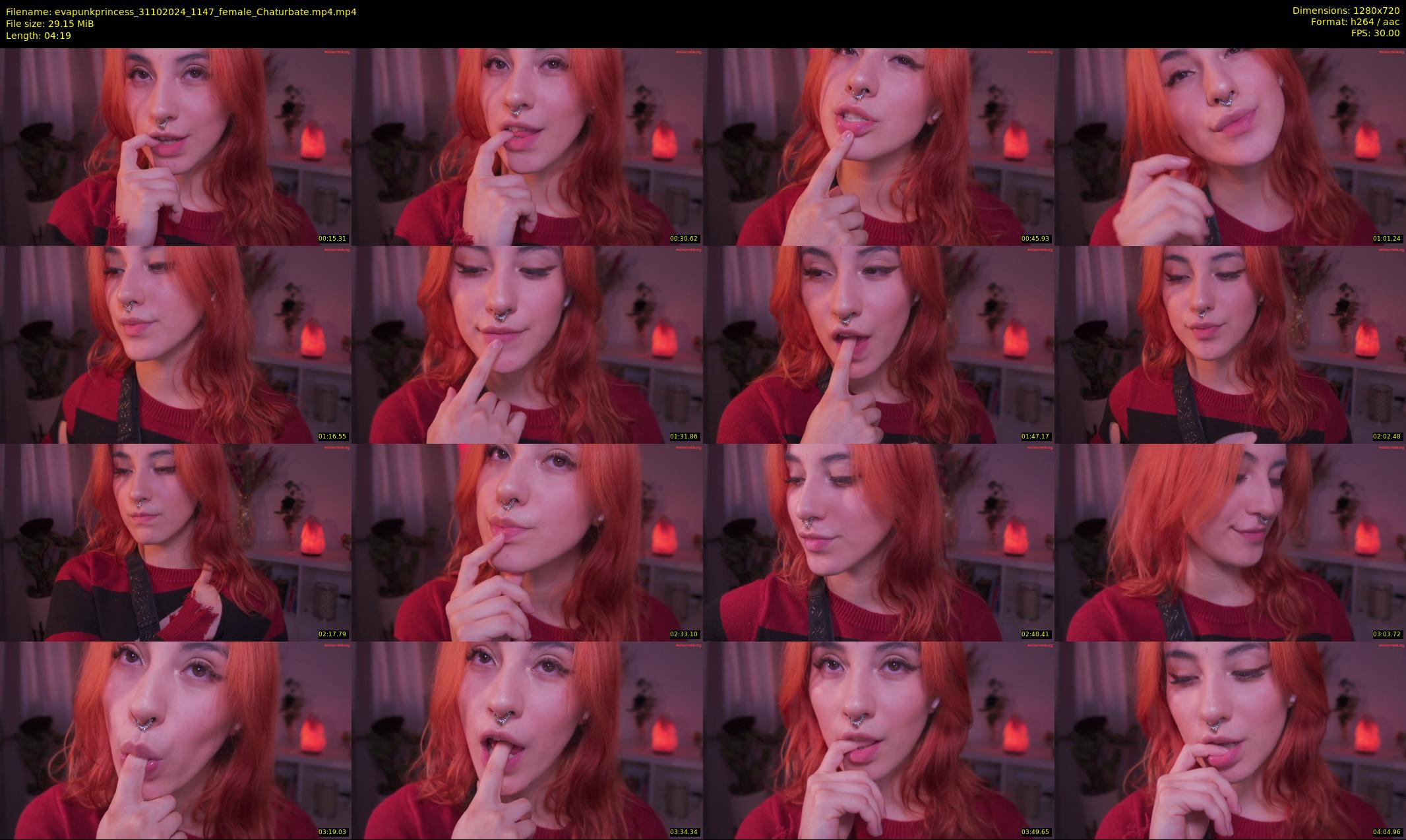 evapunkprincess — 5 minute Chaturbate female cam show recording, 720p, Oct 31, 2024