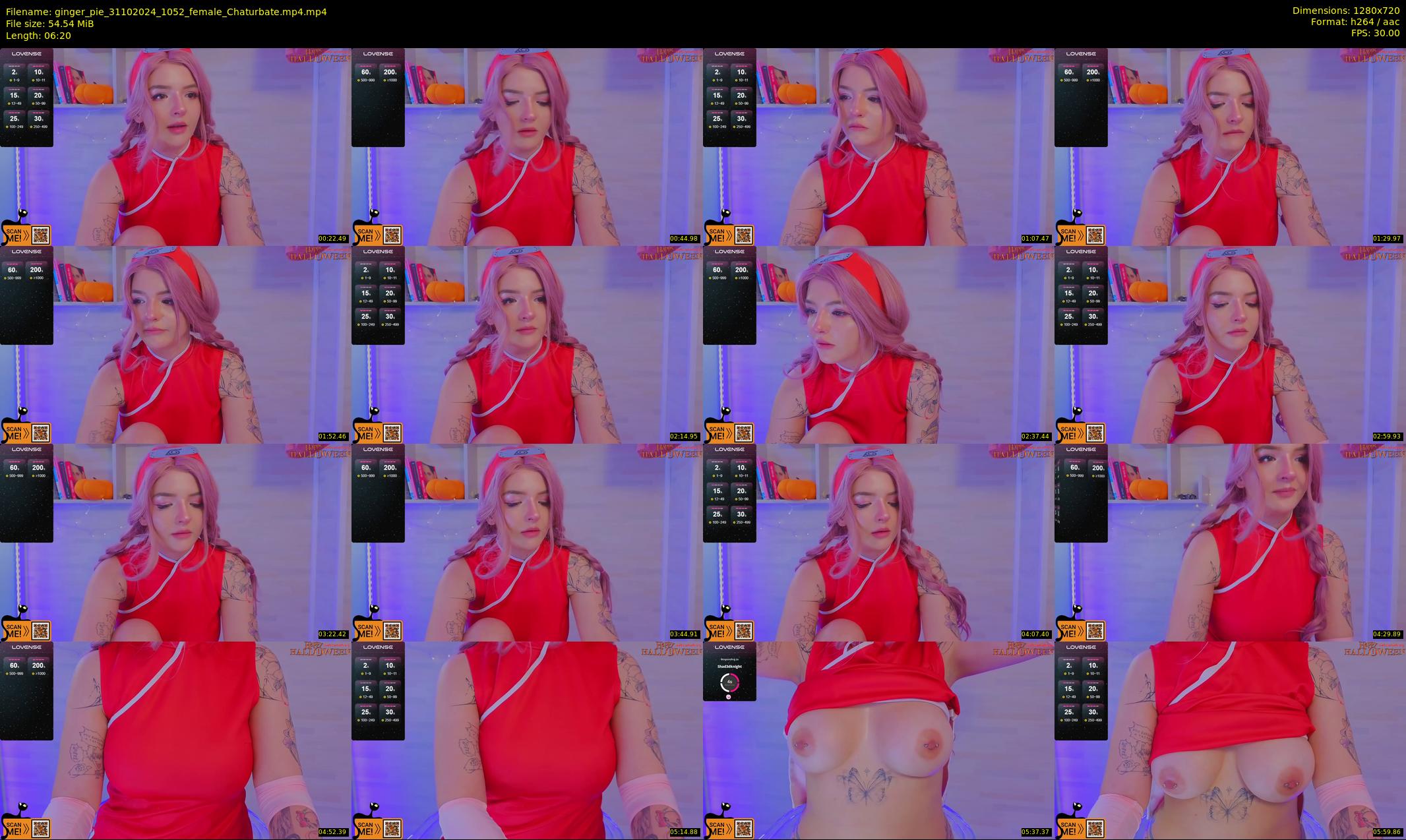 ginger_pie — 7 minute Chaturbate female cam show recording, 720p, Oct 31, 2024