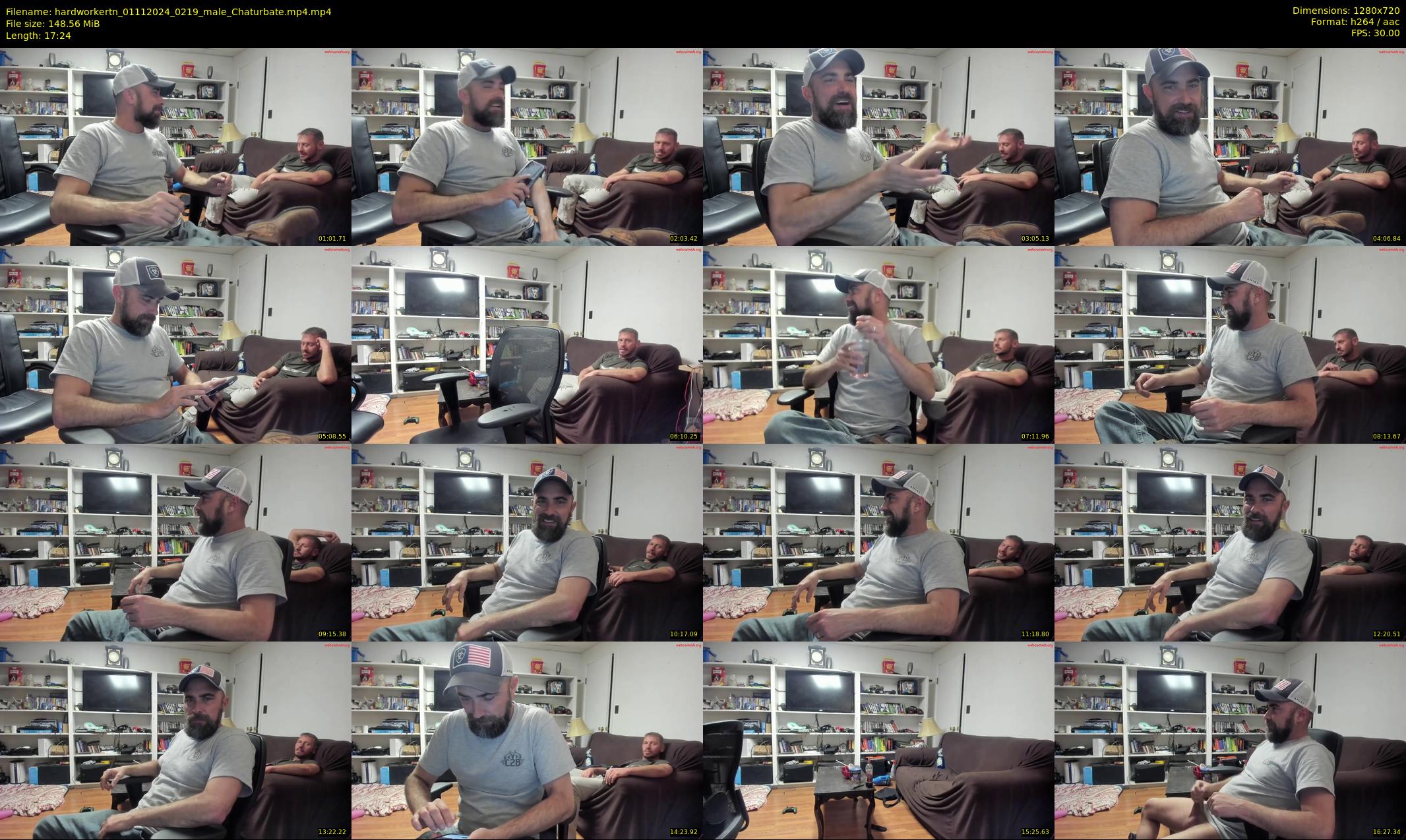 hardworkertn — 18 minute Chaturbate male cam show recording, 720p, Nov 1, 2024