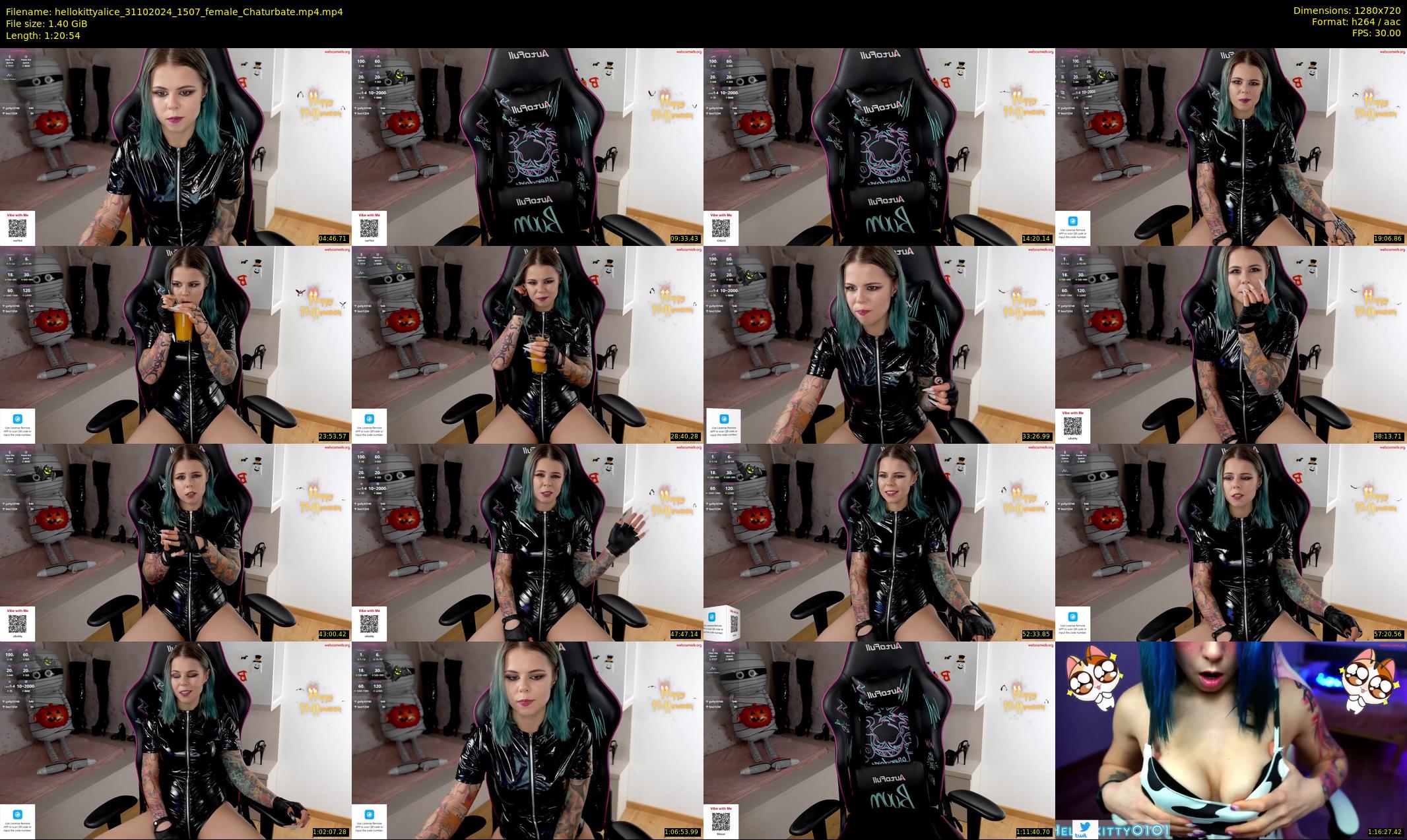 hellokittyalice — 81 minute Chaturbate female cam show recording, 720p, Oct 31, 2024