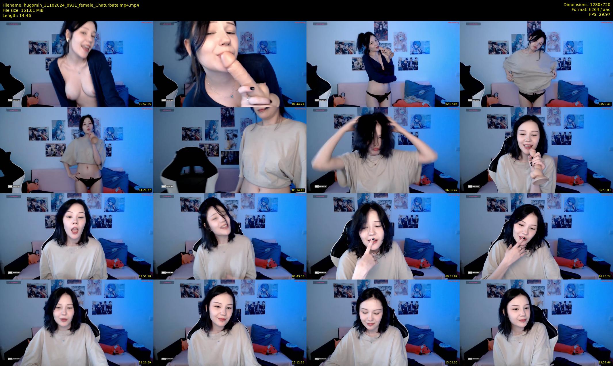 hugomin — 15 minute Chaturbate female cam show recording, 720p, Oct 31, 2024