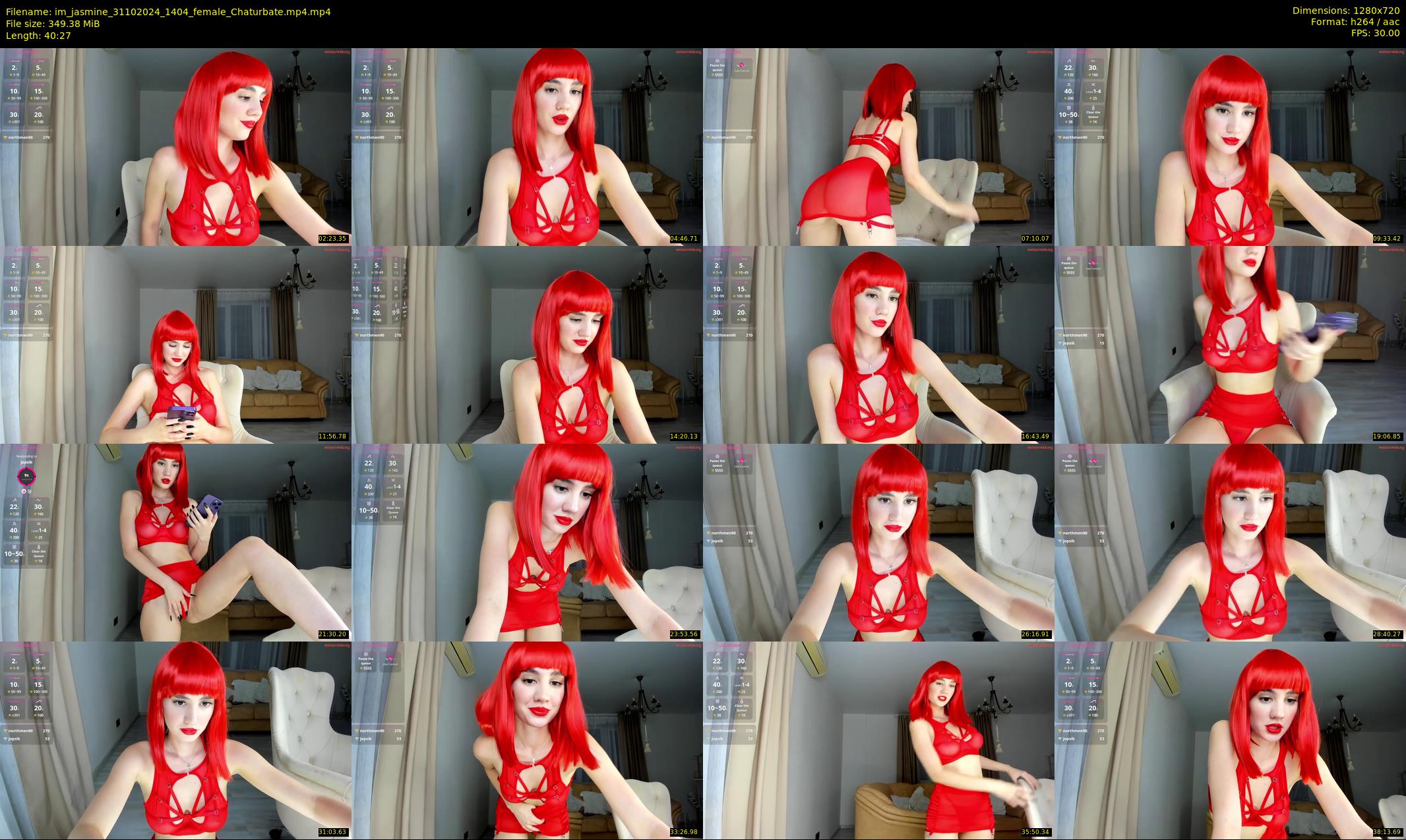 im_jasmine — 41 minute Chaturbate female cam show recording, 720p, Oct 31, 2024