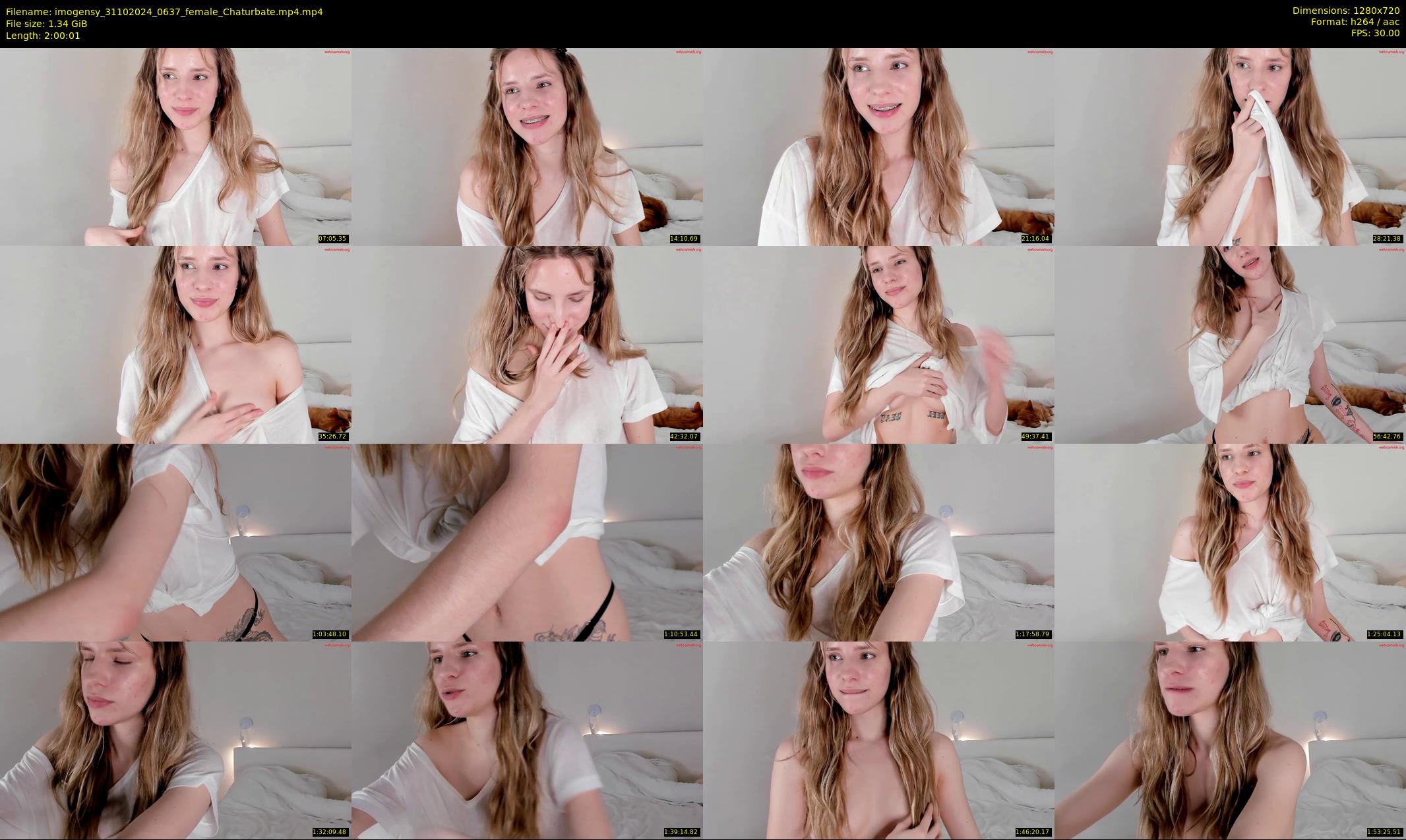 imogensy — 121 minute Chaturbate female cam show recording, 720p, Oct 31, 2024